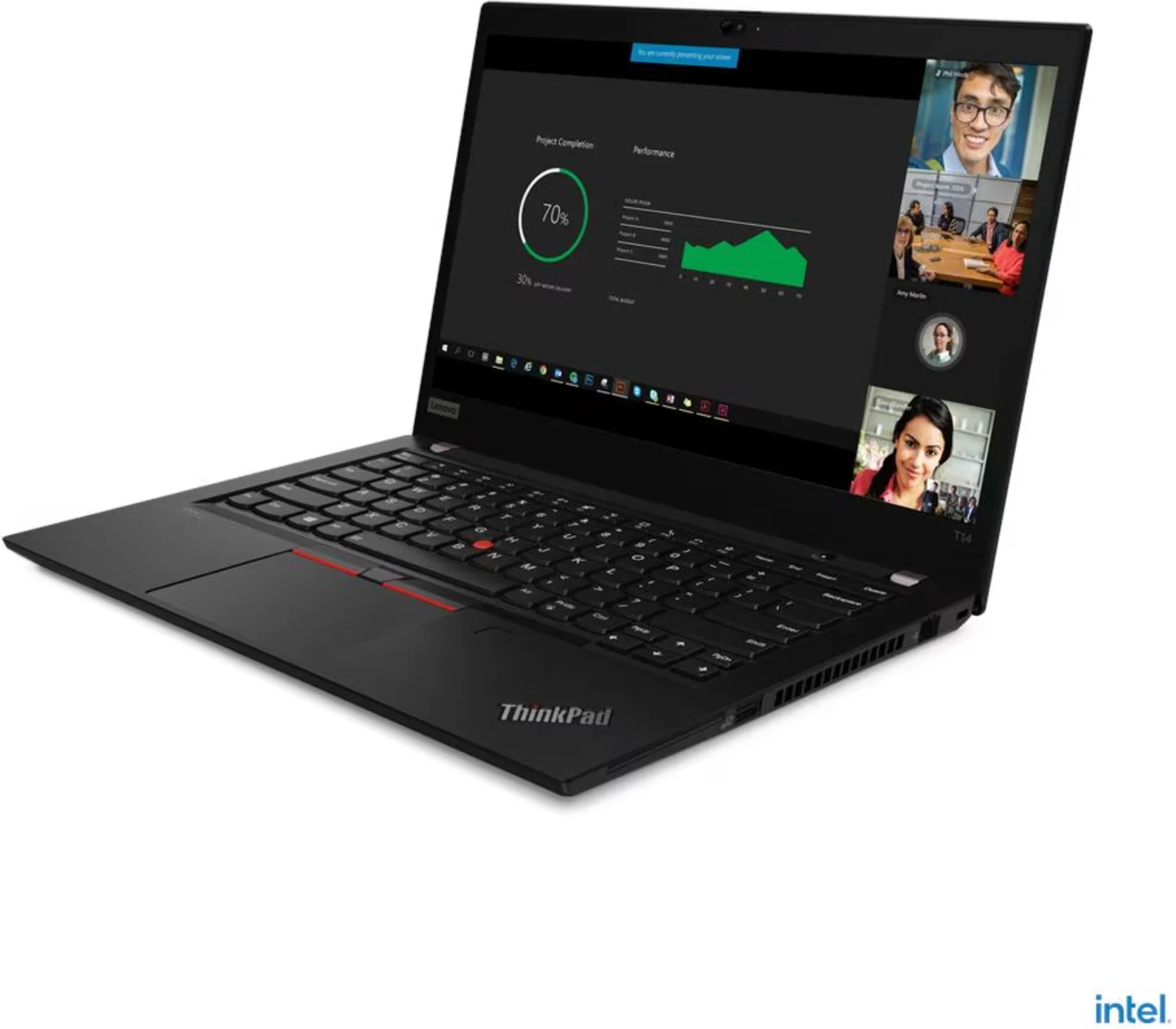 Imagen 2 de Notebook Lenovo Thinkpad T14 Gen2 I5-1135G7, 16GB SSD 512GB M.2 14," W11Pro (Reacondicionado)