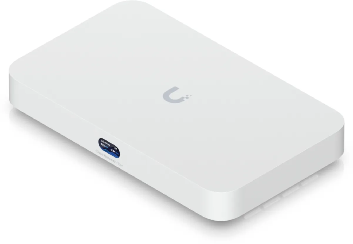 Imagen 1 de Router Ubiquiti UCG-Fiber UniFi multiWAN compacto Funciones routing y seguridad