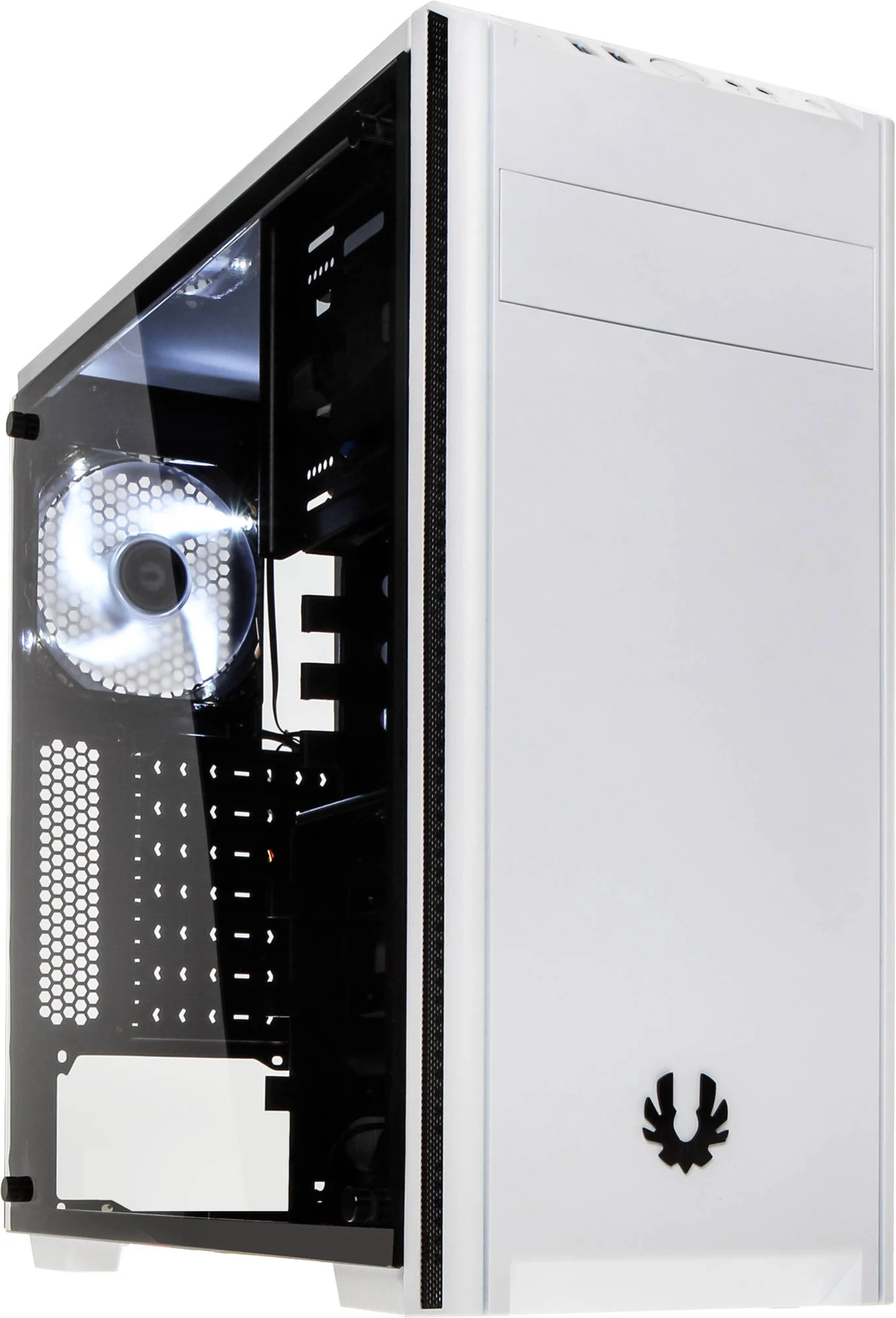 Imagen 0 de BitFenix Nova TG - White (BFX-NTG-100-WWWKK-RP)