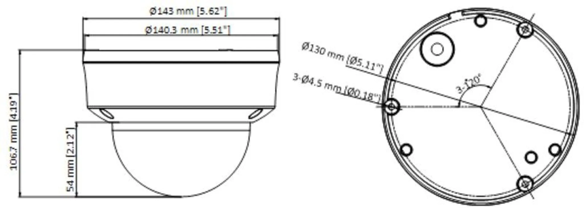 Imagen 1 de Cámara Seguridad Domo Hikvision Turbo 1080p VF 2.8-12mm IR 30mt IP67 IK10