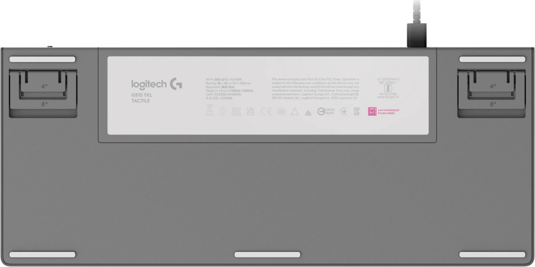 Imagen 4 de Logitech - Keyboard - White - 920-012869