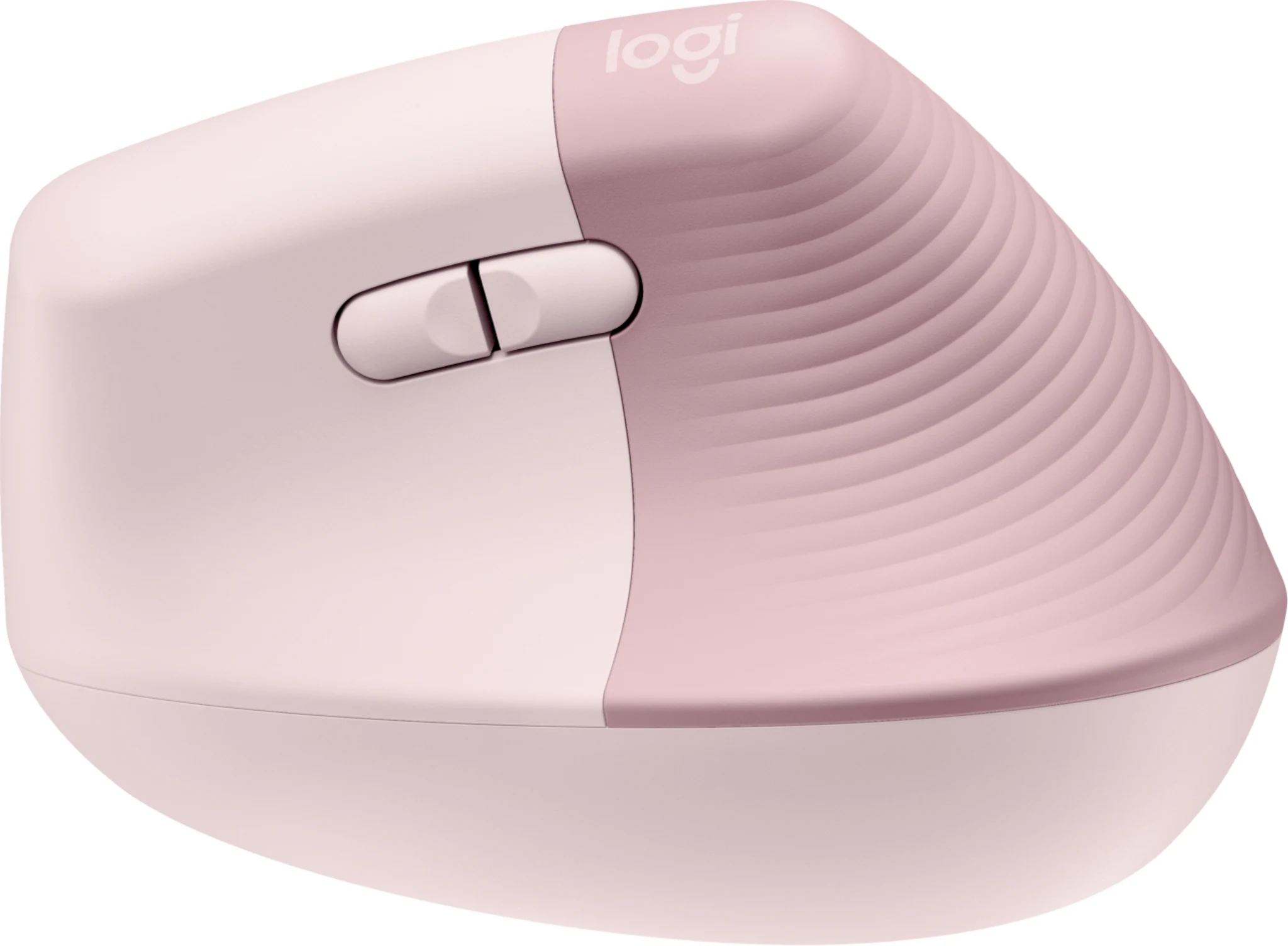Imagen 3 de Mouse Ergonónico Inalámbrico Logitech Lift Vertical 4000DPI 6 BT Rosado