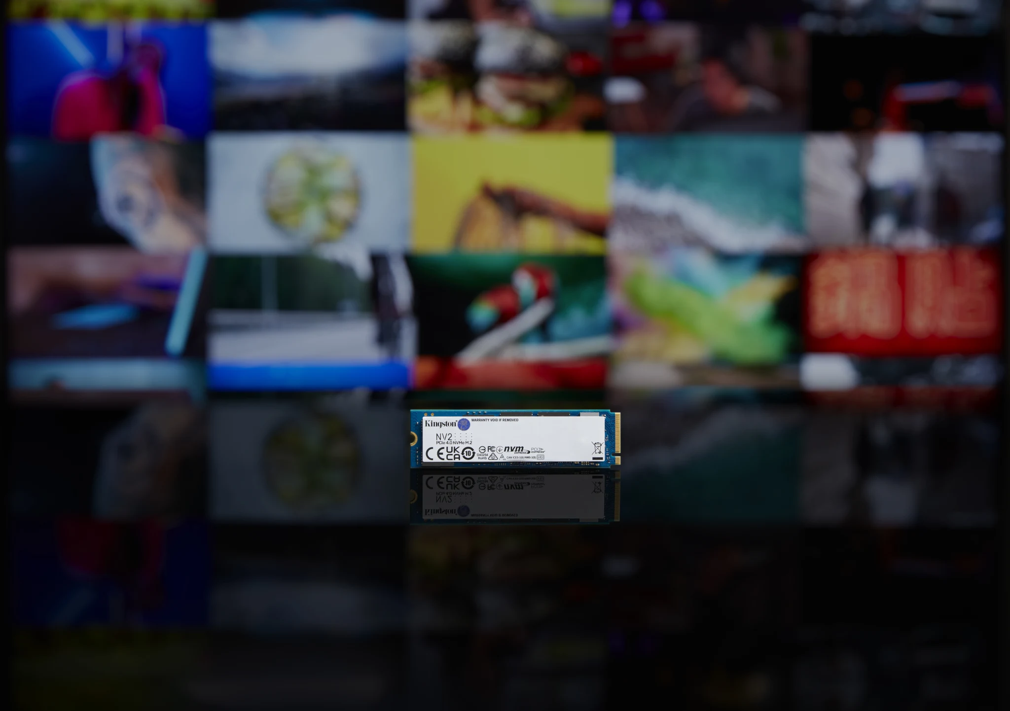 Imagen 8 de Unidad SSD Kingston NV2 1TB M.2 22*80 PCIe4 x4 NVMe Lec 3500MB/s Esc 2100MB/s