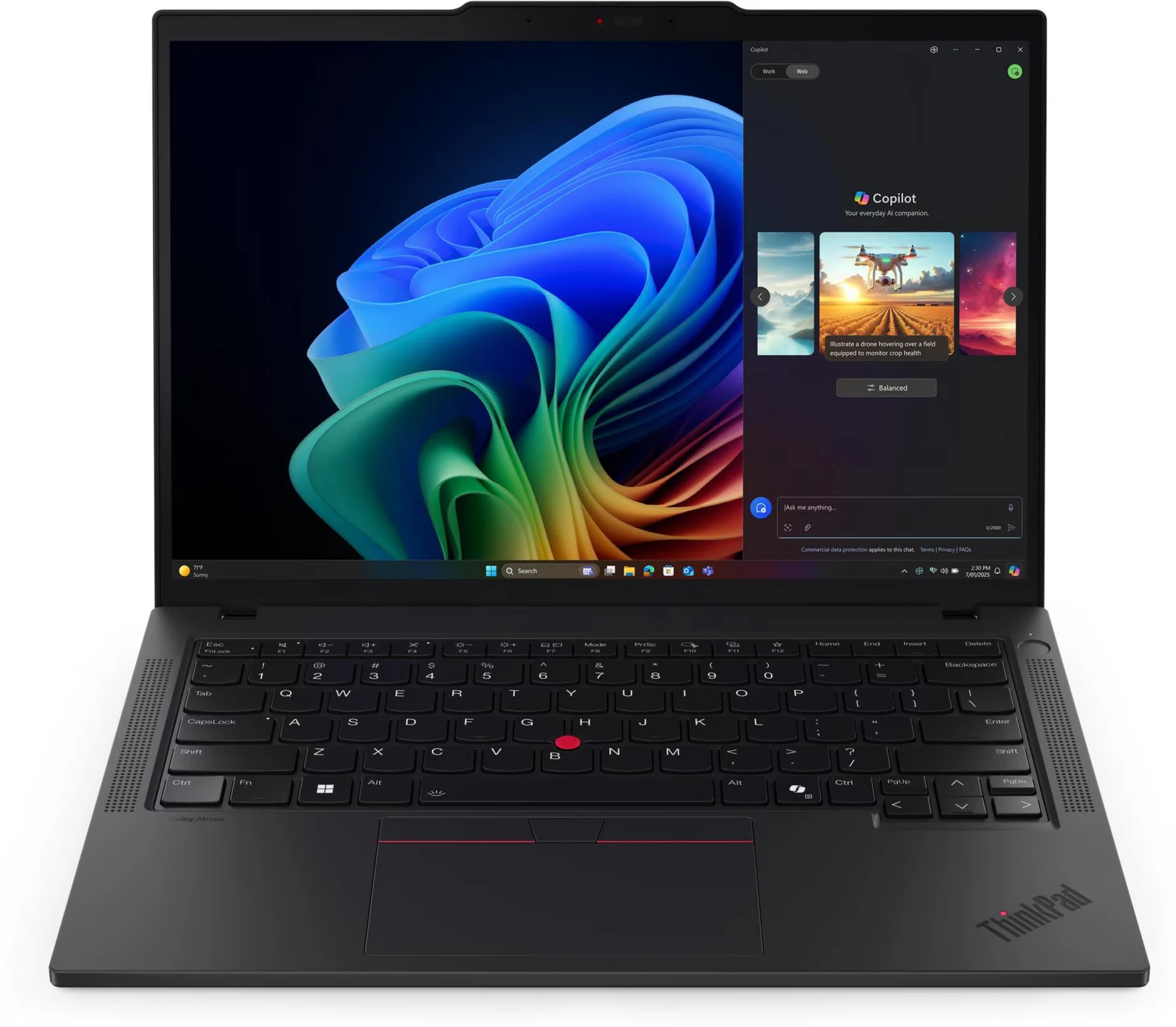 Imagen 1 de Notebook Lenovo ThinkPad T14 Gen6 Ultra 7 265U RAM 16GB SSD 512GB W11P