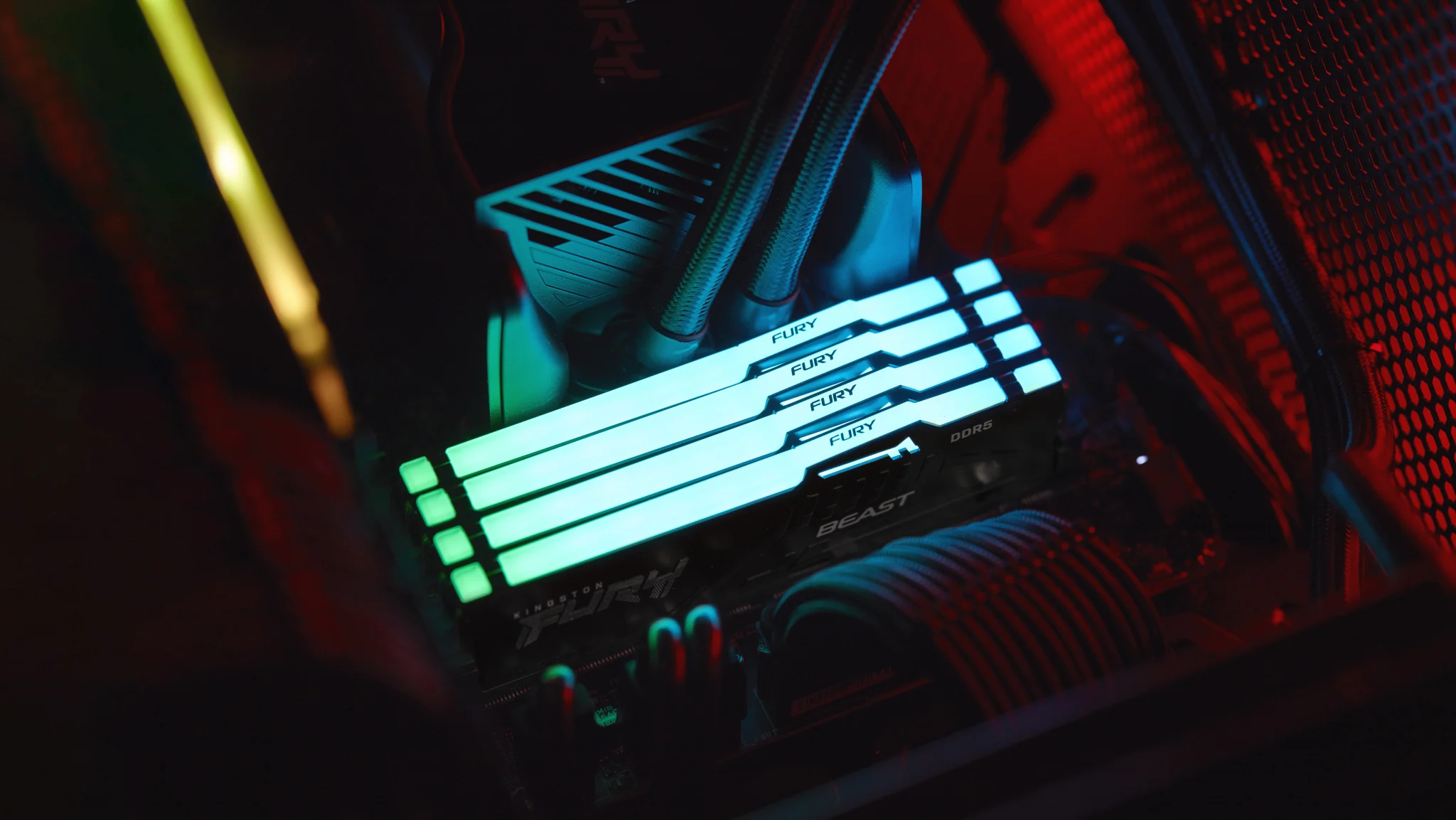 Imagen 14 de Memoria RAM 32GB (2*16GB) DDR5 6000MHz  DIMM CL30 Non-ECC 1.4v 288p FuryBeastRGB