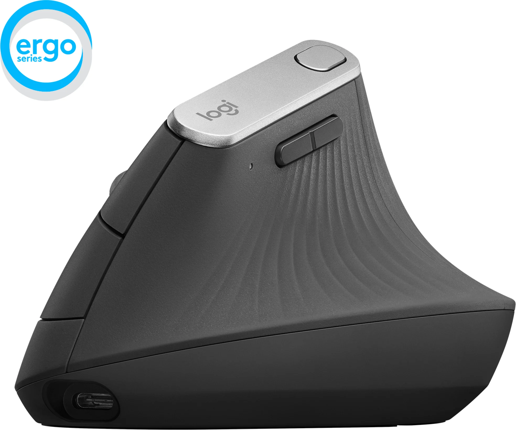 Imagen 1 de Mouse Ergonómico Inalámbrico Logitech MX Vertical Óptico 4000DPI 4 Botones Negro