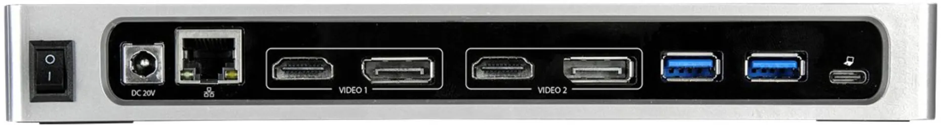 Imagen 10 de Docking Station USB-C para Portátiles de 2 Ptos DP o HDMI Thunderbolt 3 Mac Win