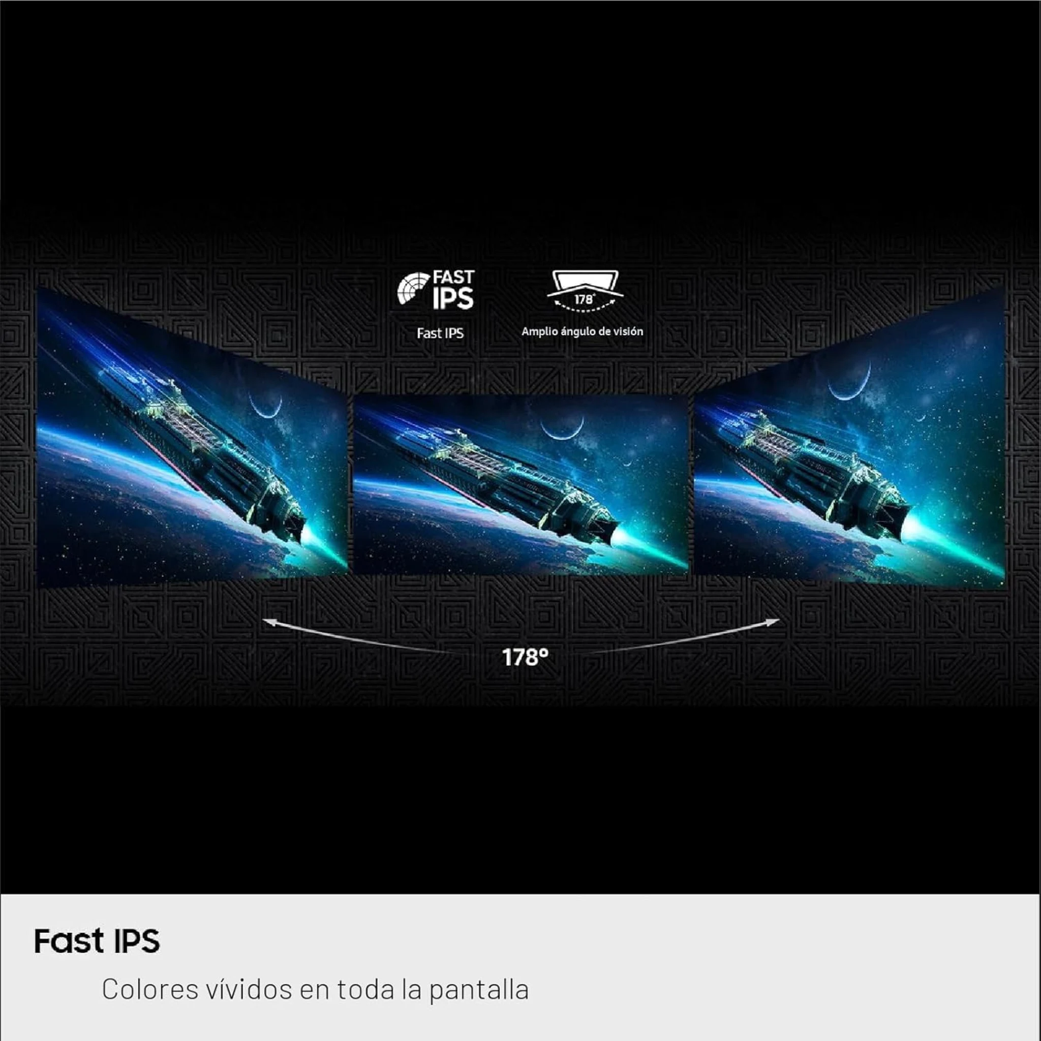Imagen 4 de Monitor Gamer Samsung Odyssey G5 G50F 32" QHD 2540*1440 IPS HDMI 1ms(GTG) 180Hz 