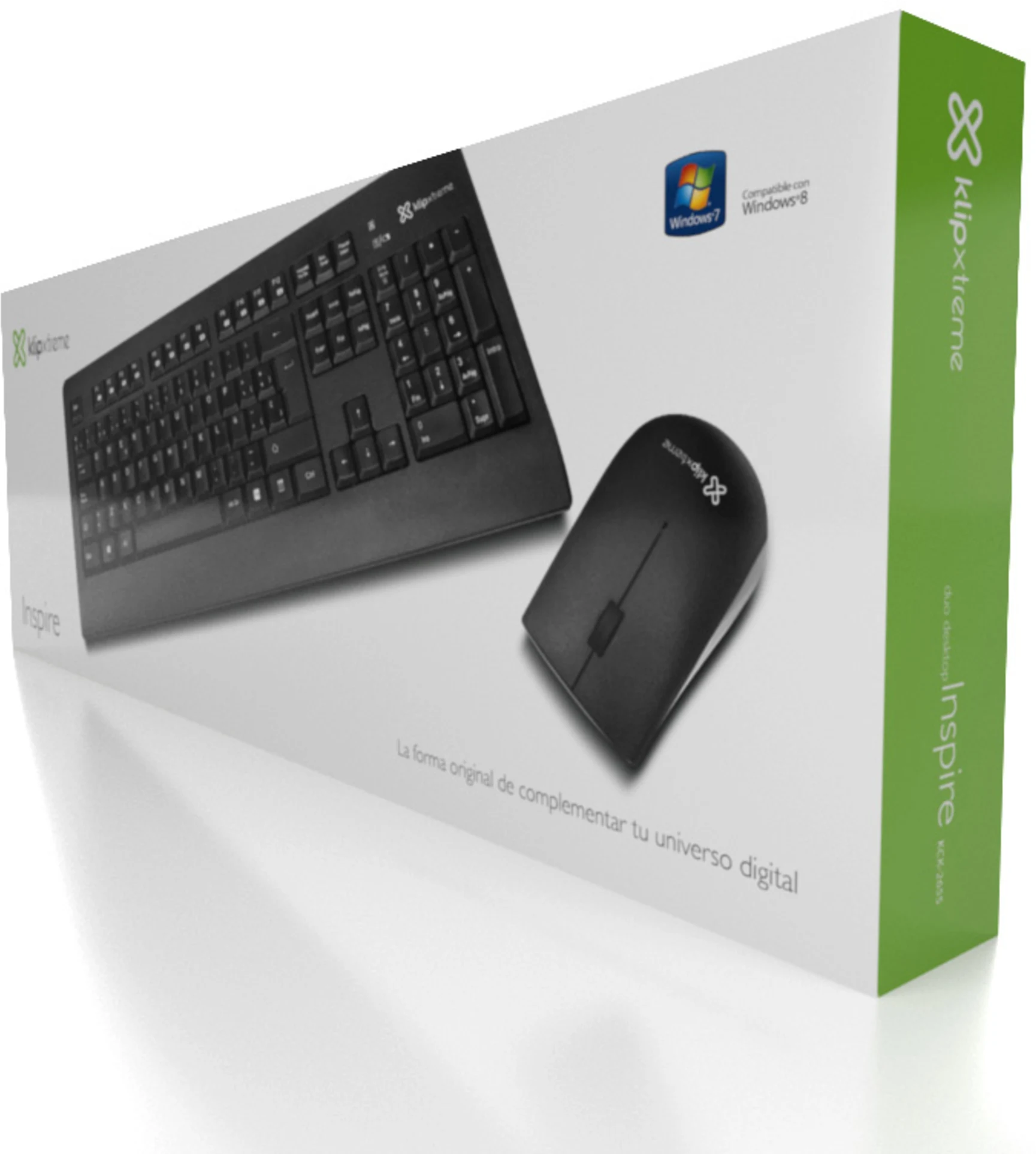 Imagen 6 de Kit Teclado Mouse Inalámbrico KlipX KCK-265S Receptor USB 2.4 ghz Negro