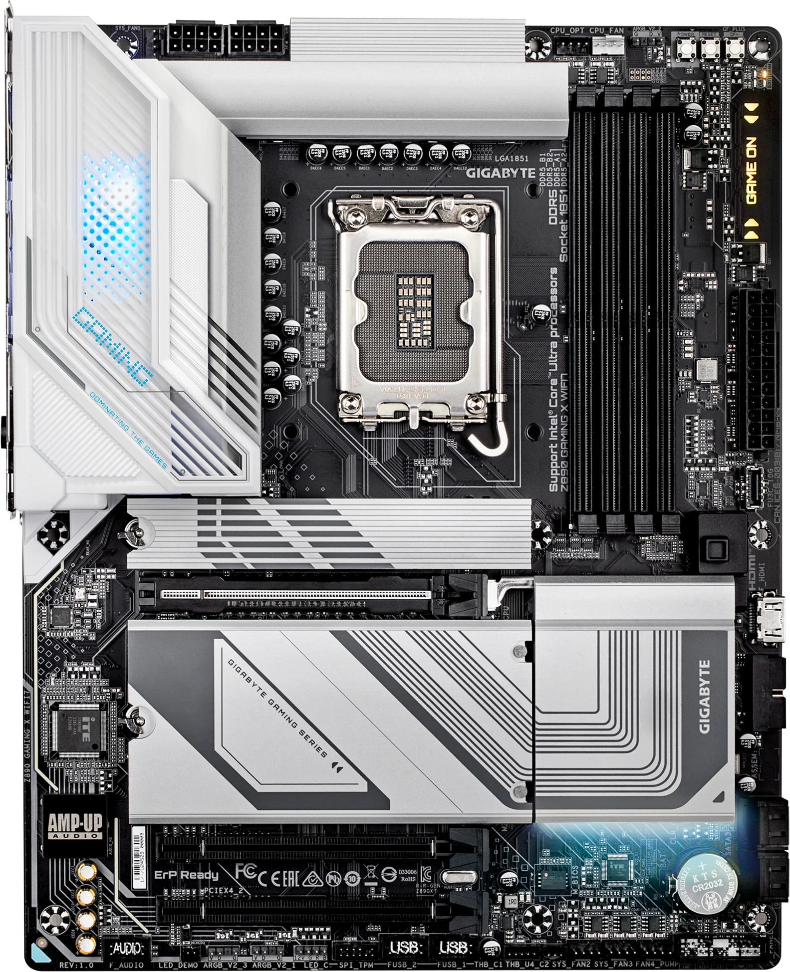 Imagen 1 de Tarjeta Madre Gigabyte Z890 GAMING X WIFI7 G10 LGA1851 4*DDR5 DP USB-C Opt 
