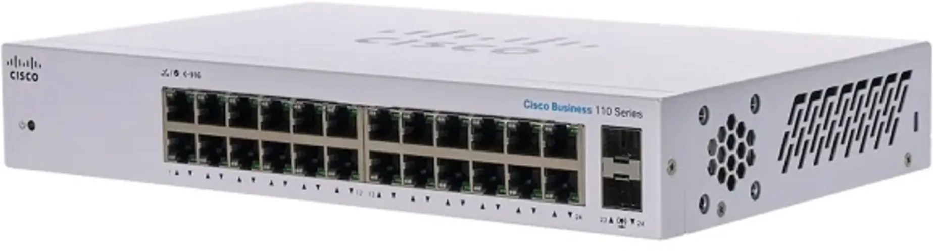 Imagen 0 de Switch Cisco Gigabit Ethernet Business 110, 24 P 10/100/1000Mbps+2 P SFP 48 Gb/s