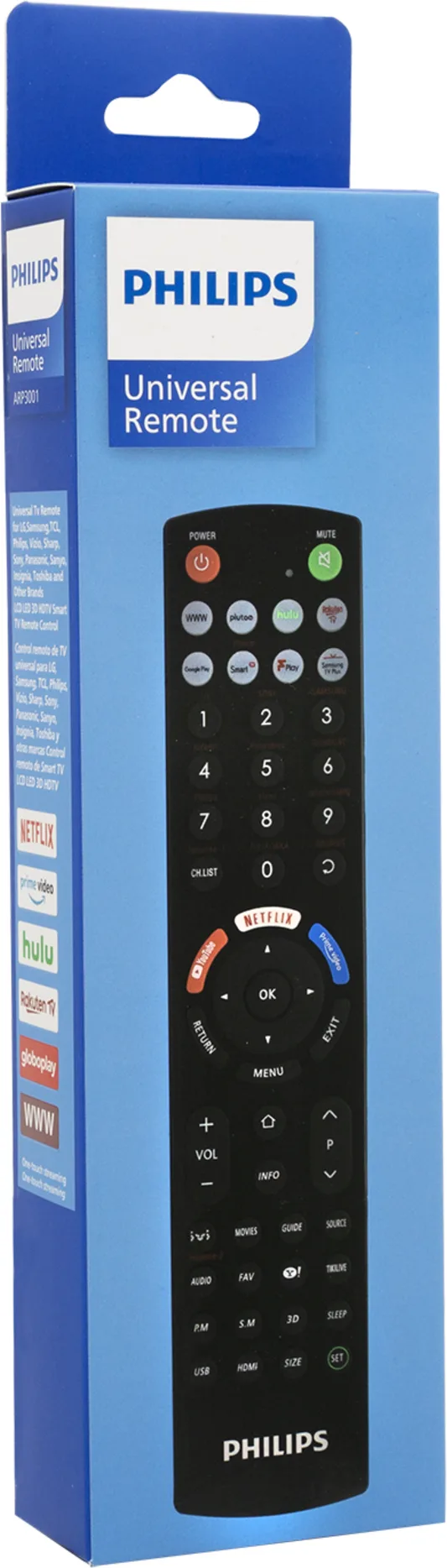 Imagen 2 de ARP3001 CONTROL REMOTO UNIVERSAL PHILIPS