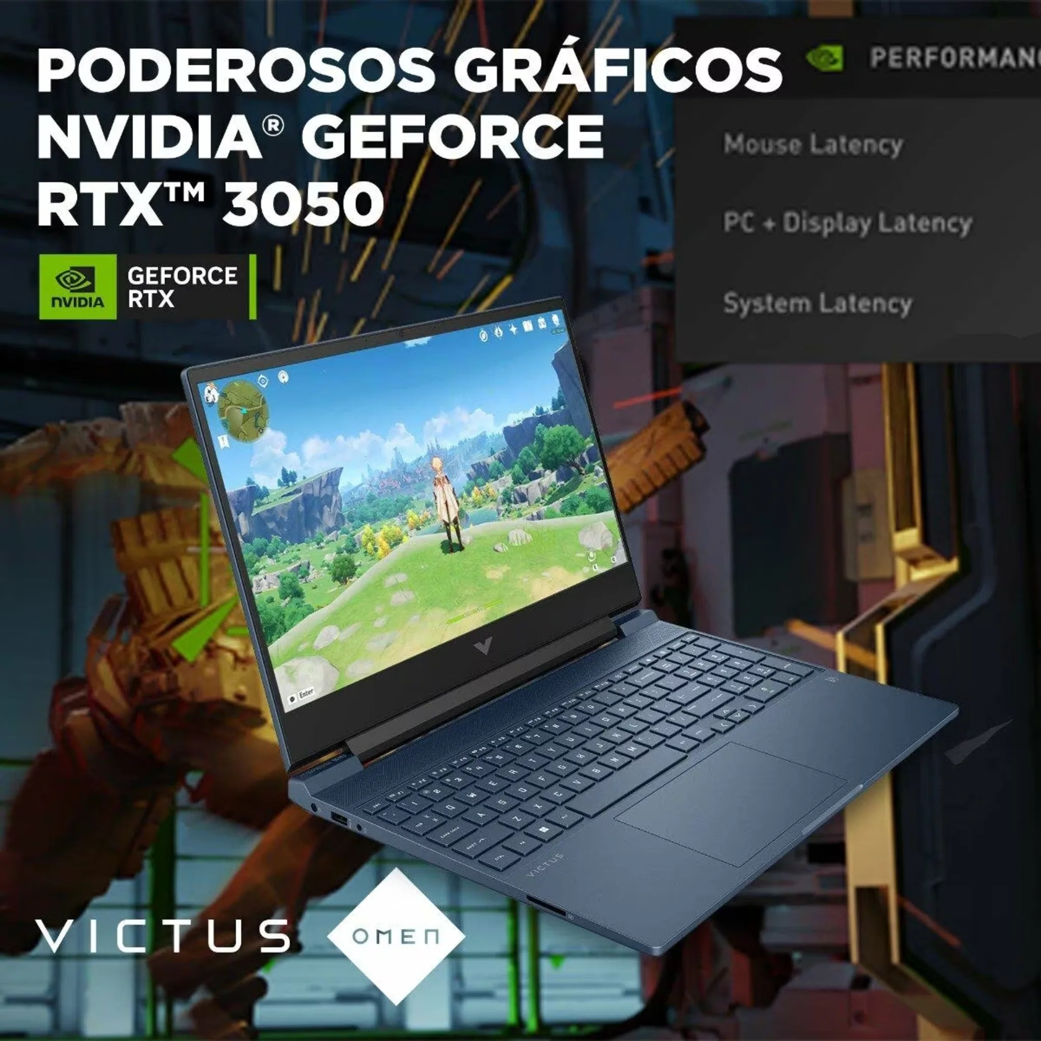Imagen 6 de Notebook Gamer HP Victus 15 I5-12450H RAM 16GB SSD 512GB 15.6 RTX 3050 W11H