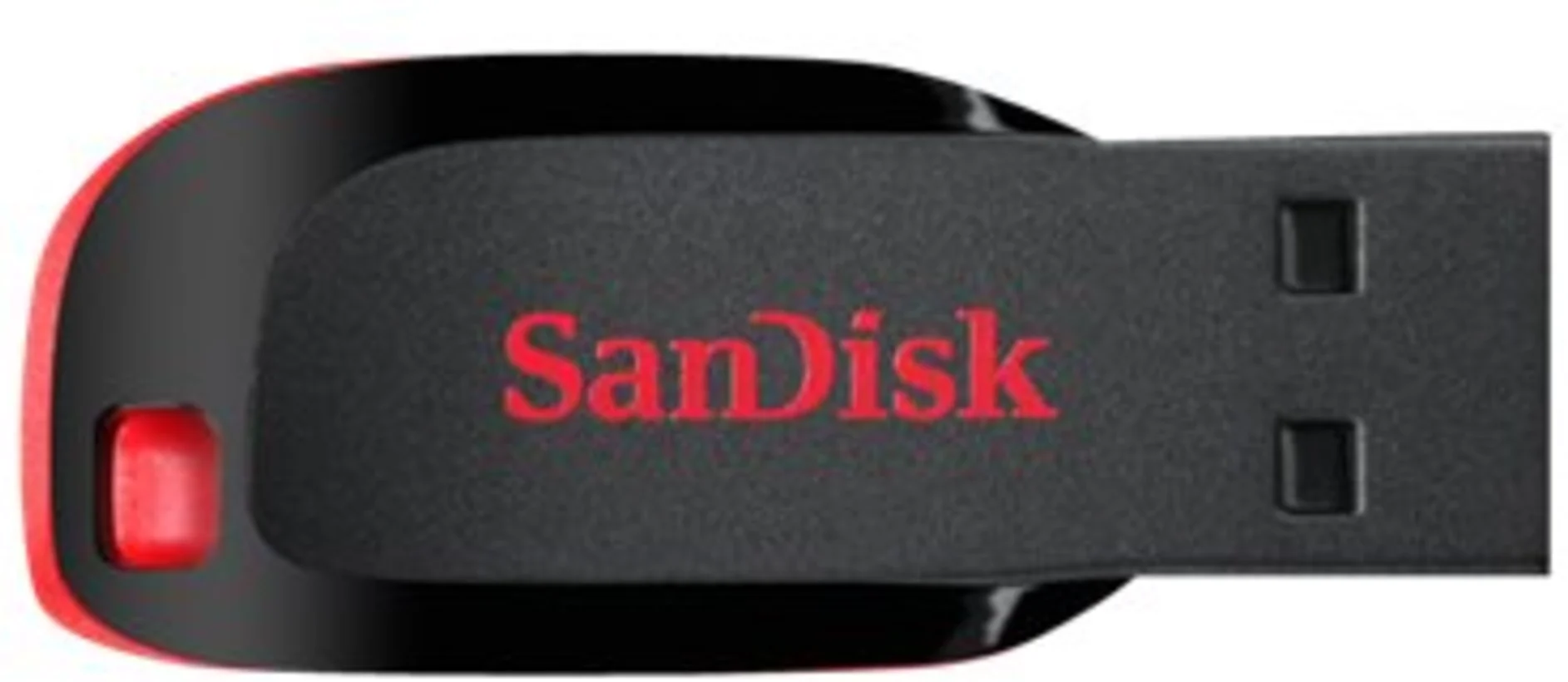 Imagen 1 de Pendrive 16GB SanDisk Cruzer Blade Z50 USB 2.0 Color Negro y Rojo