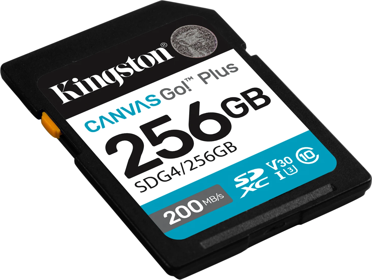 Imagen 1 de Memoria SDXC 256GB Kingston Canvas Go Plus Gen4 CL10 UHS-I V30 L200MBs/E160MBs