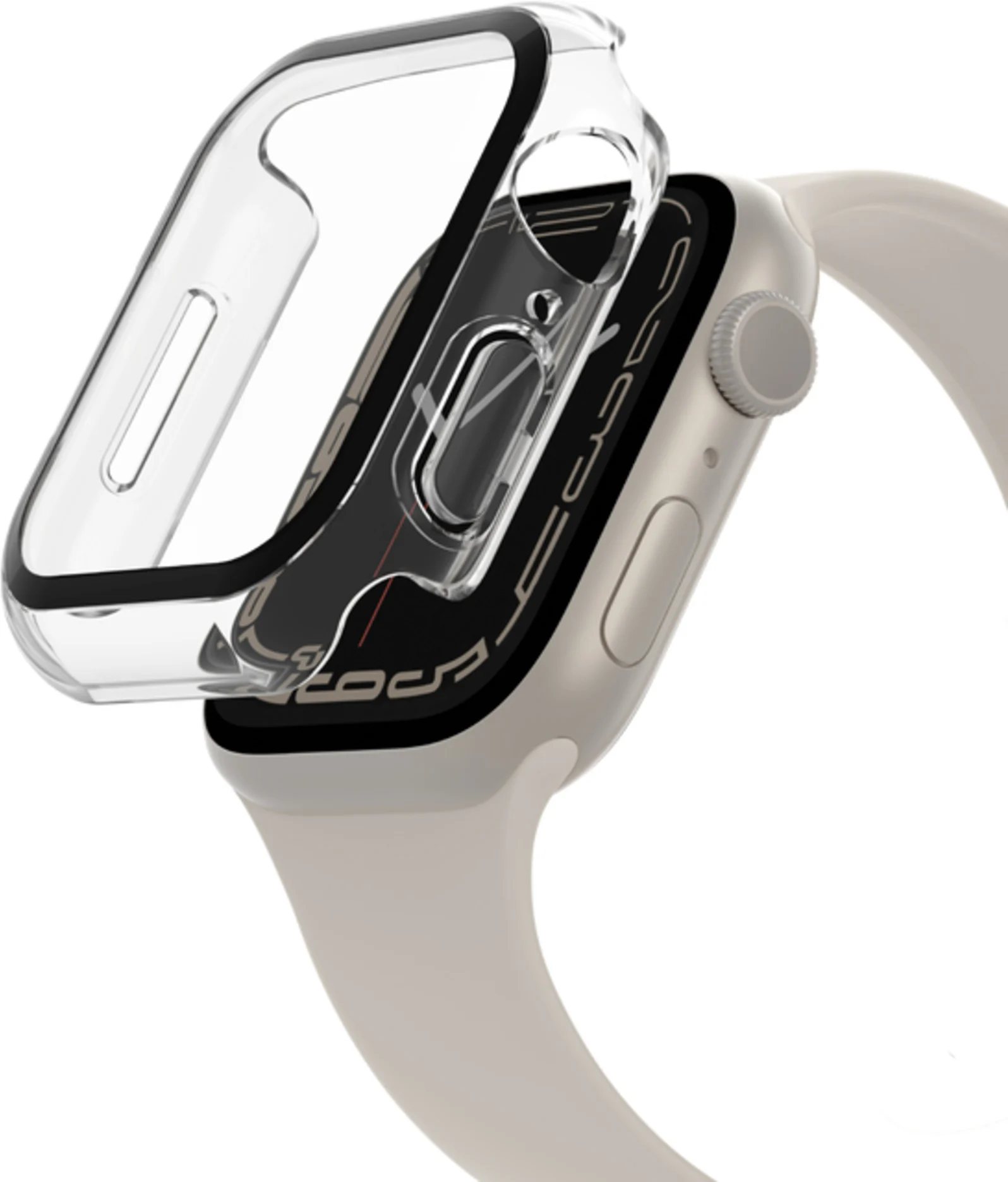 Imagen 3 de Bumper para Apple Watch Serie 8/ 7/6 y SE de 45 mm Belkin transparente