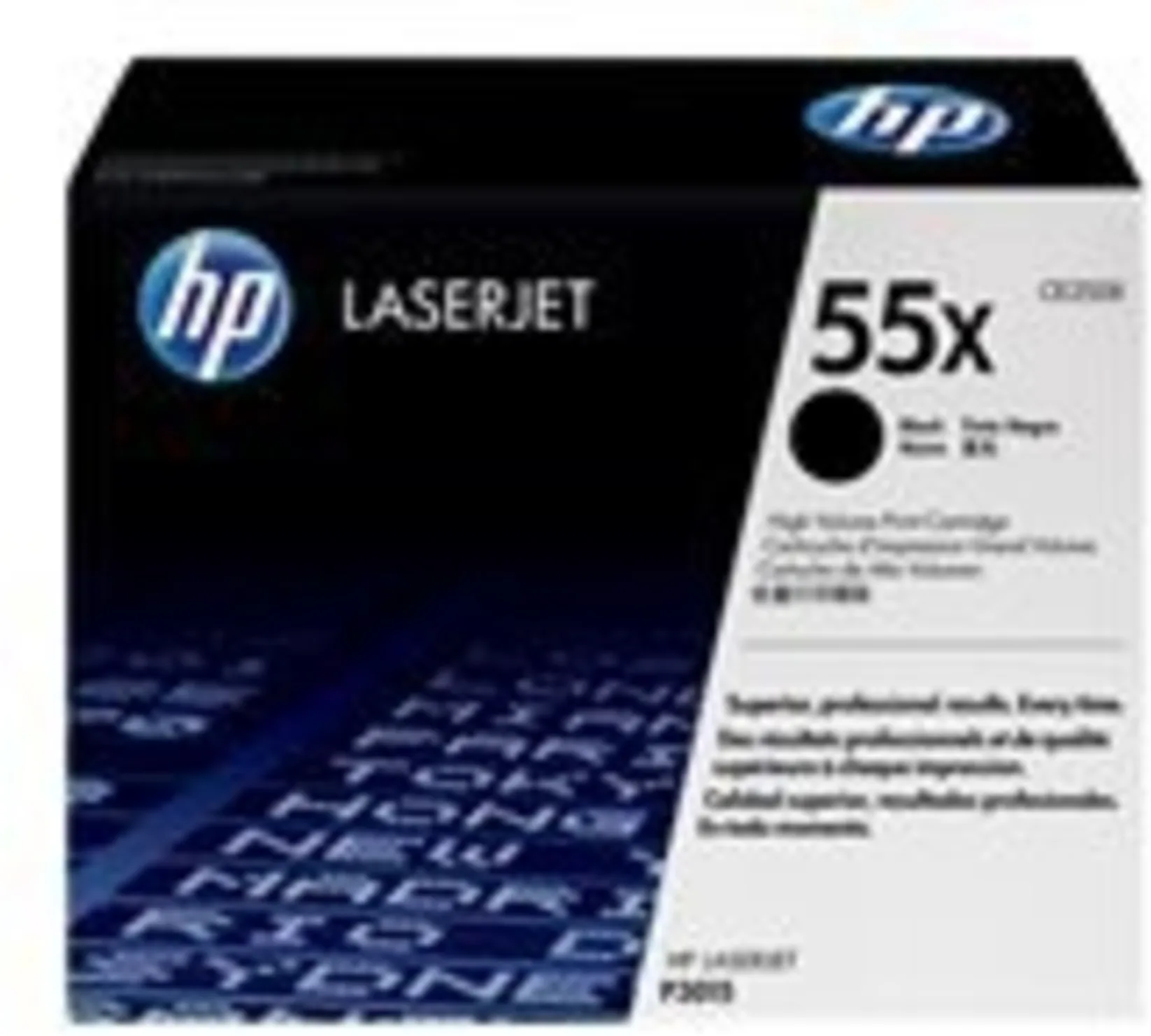Imagen 0 de Toner HP 55X Negro para Imp LaserJet P3015/P3015dn/P3015x, 12.500 Paginas