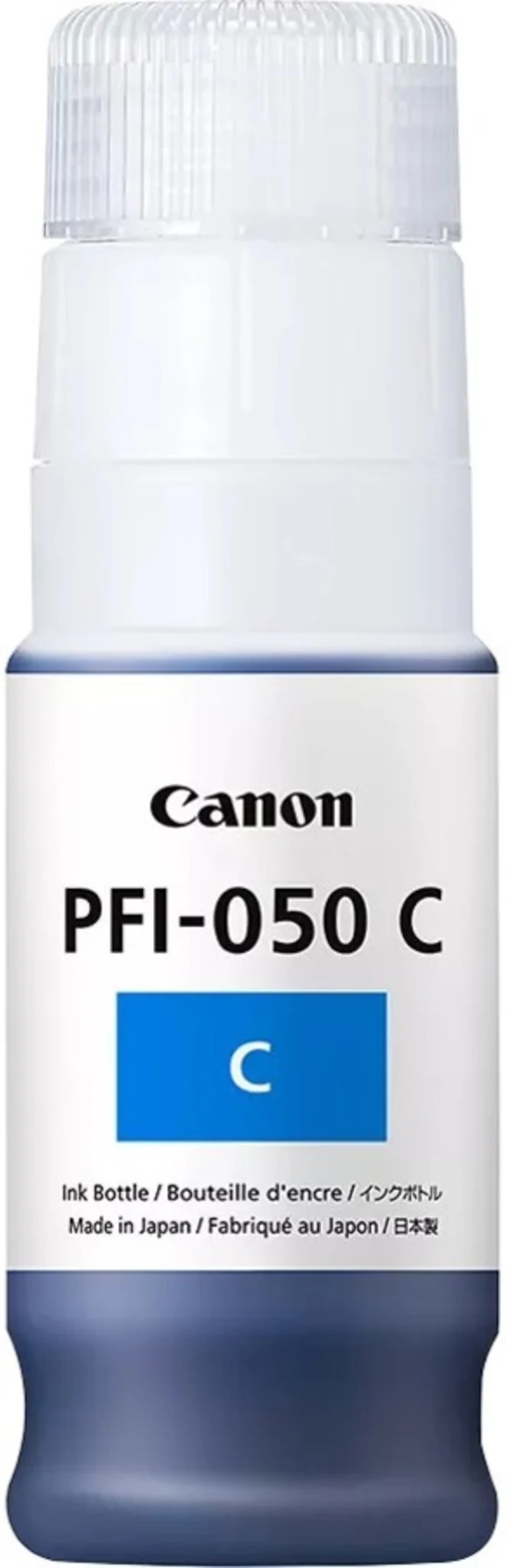 Imagen 0 de Botella de Tinta Canon PFI 050 C Cyan para imagePROGRAF TC-20, 70ml