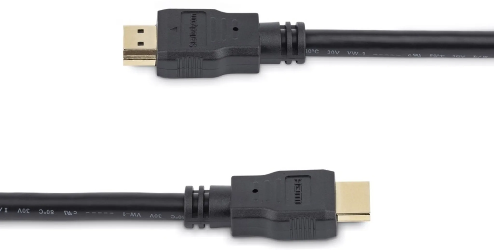 Imagen 2 de Cable HDMI M/M UHD 4K 2K 30Hz Alta Velocidad 28AWG Gold 30cm Negro - StarTech