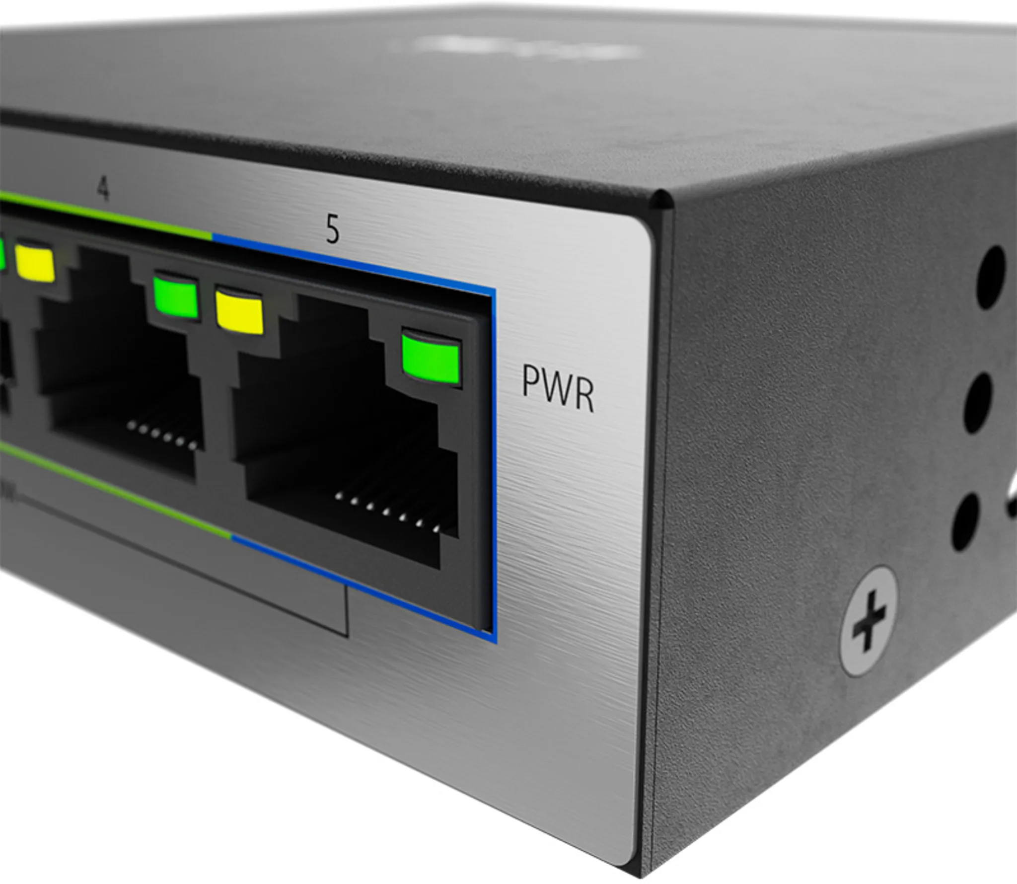 Imagen 1 de Switch de Escritorio 5 Puertos Nexxt , Gigabit Ethernet, 4 POE+ 60W