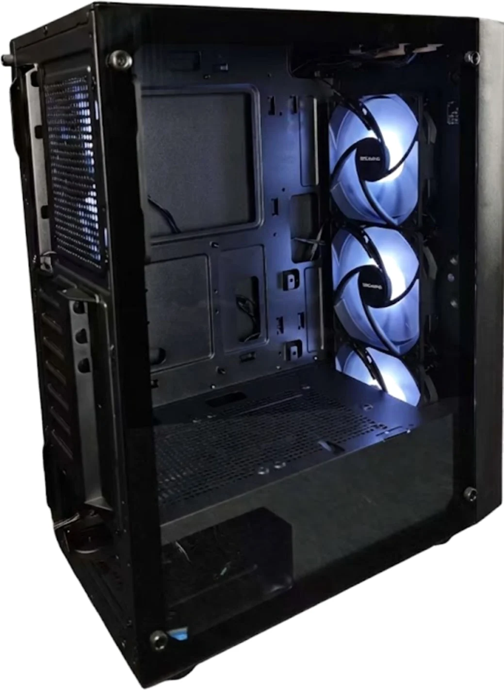 Imagen 3 de GABINETE GAMER F05T-BK 4 FAN ARGB/ 1 FAN REAR/ 3 FRONT/ ATX/ M-ATX/ IATC/ USB 3.0/USB 2.0/AUDIO SIN FUENTE / ESGAMING
