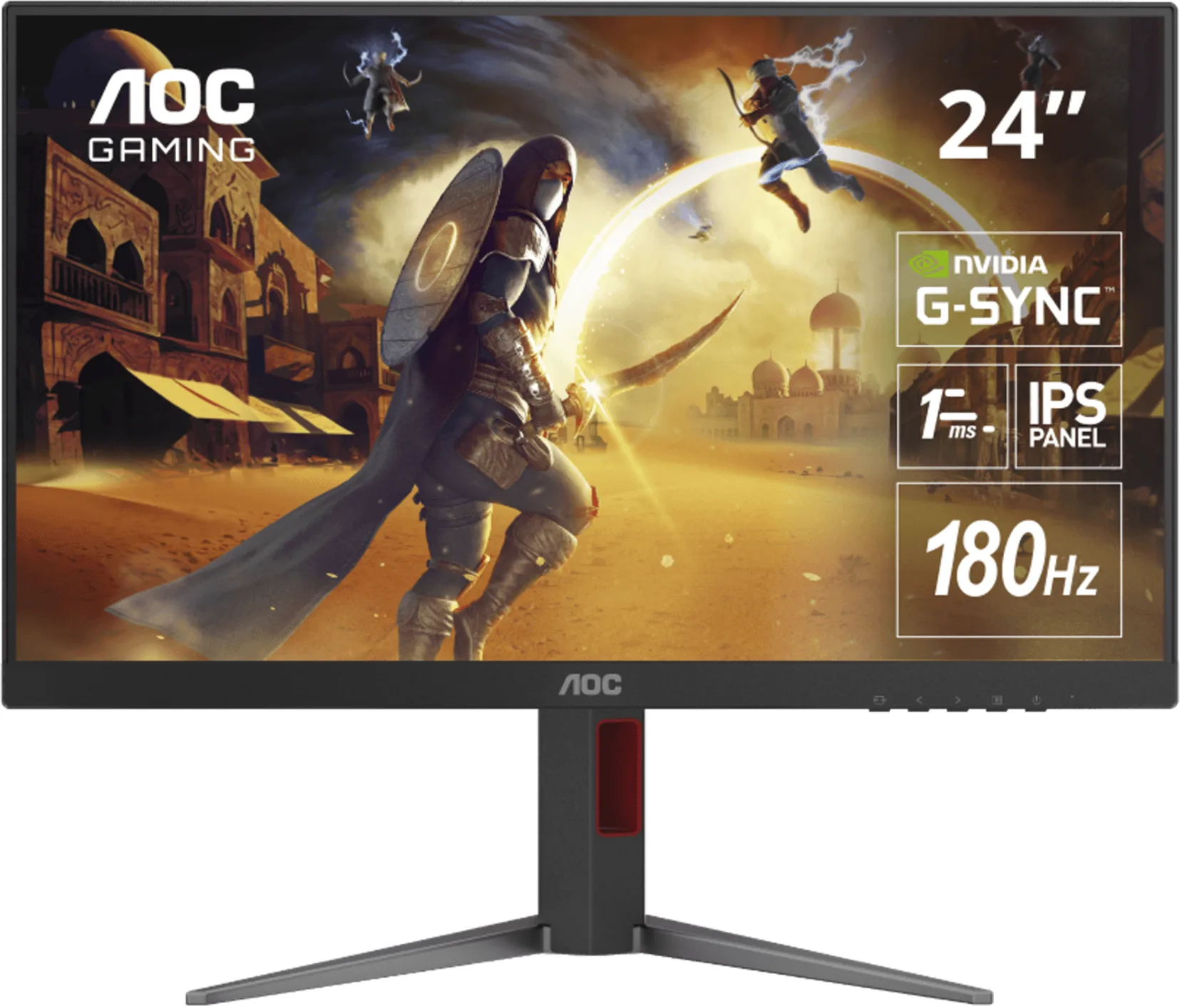 Imagen 11 de Monitor Gamer AOC 24G4 23.8" FHD 1920*1080 IPS DP 2*HDMI 180Hz 