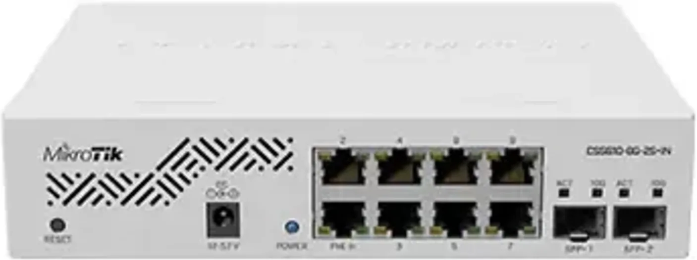 Imagen 0 de MIKROTIK Cloud Smart Switch 610-8G-2S+IN with SwitchOS (EU)