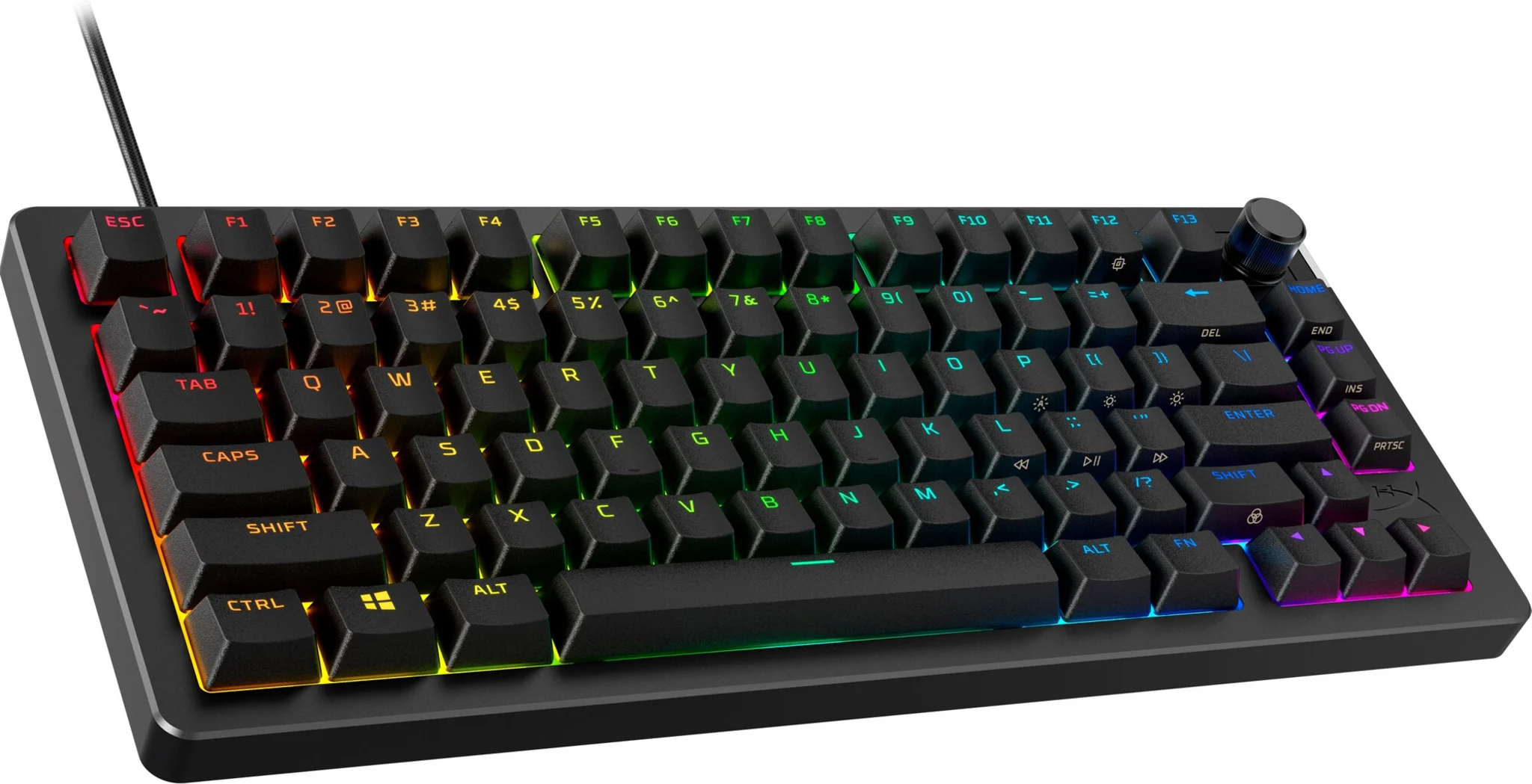 Imagen 4 de Teclado Gamer Alámbrico HyperX Alloy Rise 75 RGB Switches HyperX Red Español Neg