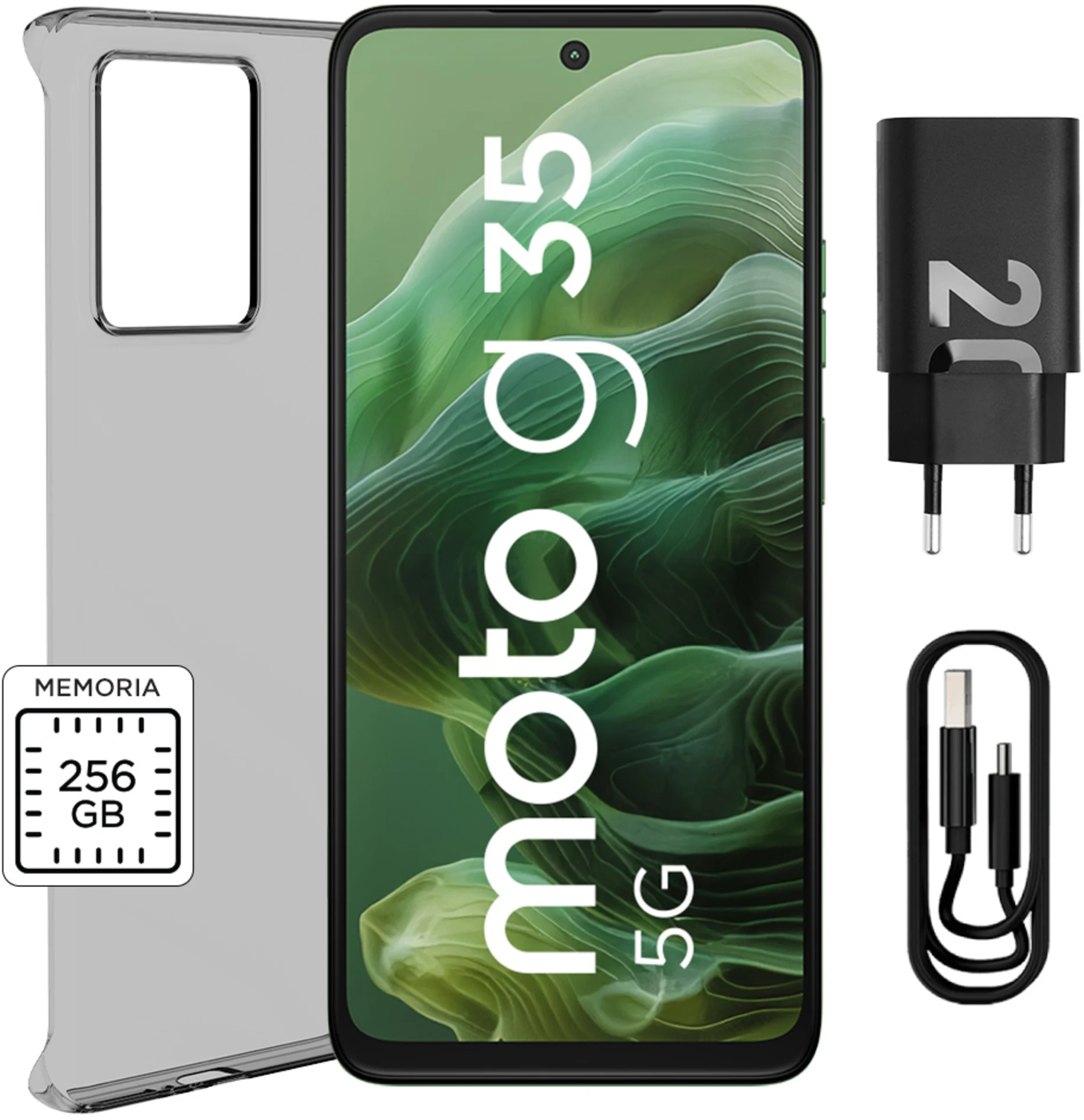 Imagen 0 de Celular Motorola Moto G35 256GB RAM 4GB 50MP 6.7' Verde