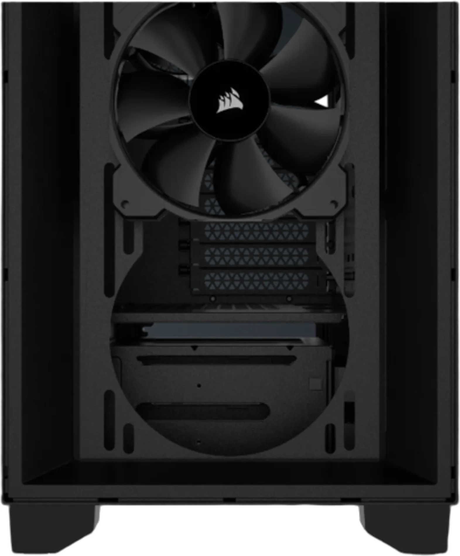 Imagen 1 de Gabinete Corsair 3000D AirFlow, Vidrio Templado 2*USB3.2 Aud/mic Black SinFuente