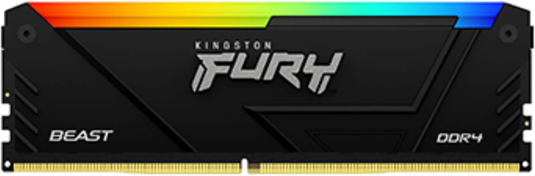 Imagen 1 de Memoria RAM 32GB DDR4 3200MHz DIMM CL16 Non-ECC 1.35v 288p Kingston FuryBeastRGB