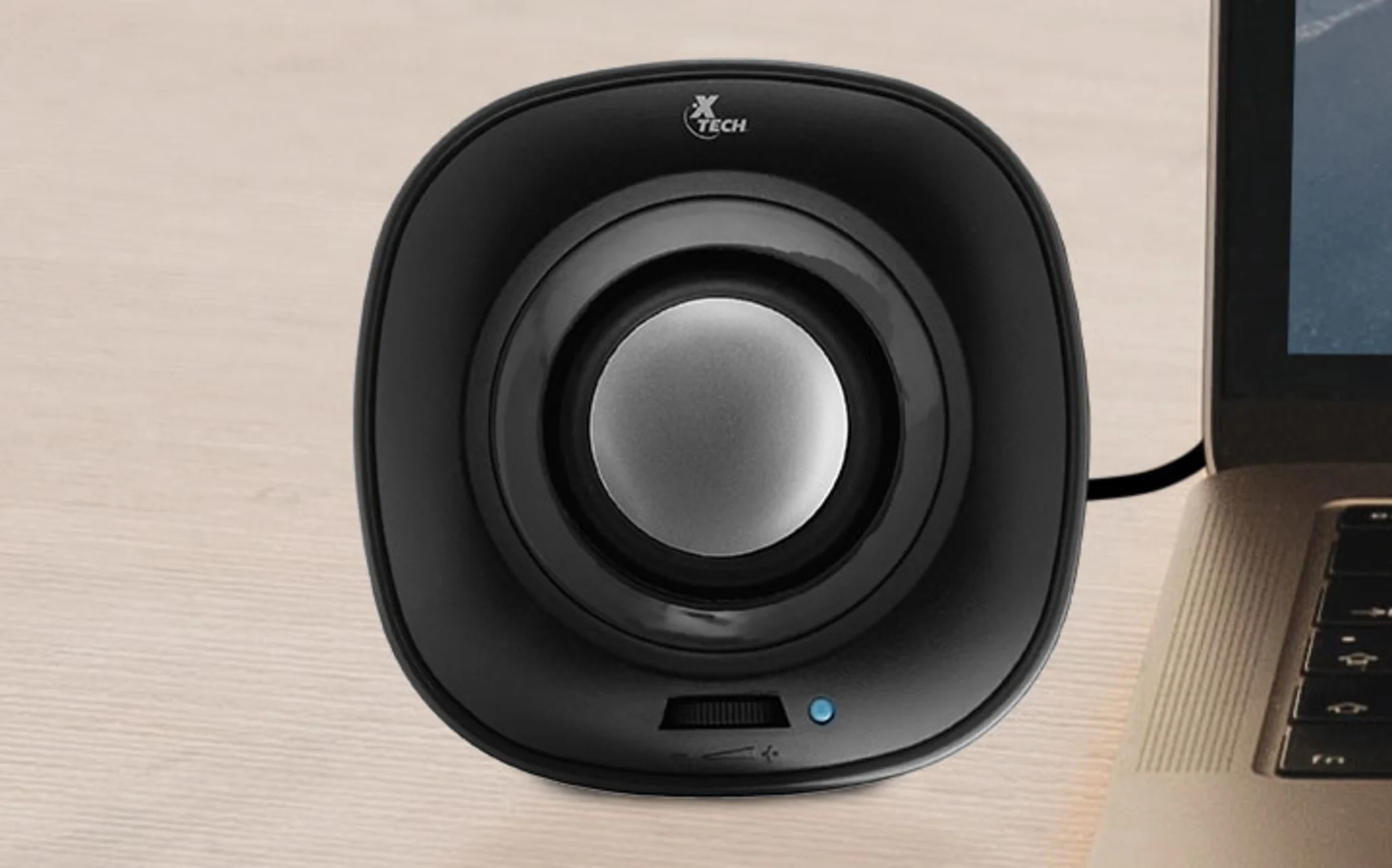 Imagen 4 de Parlante Xtech Spekter XTS-115BK 2.0 Canales 6W RMS 3.5mm Power USB Negro
