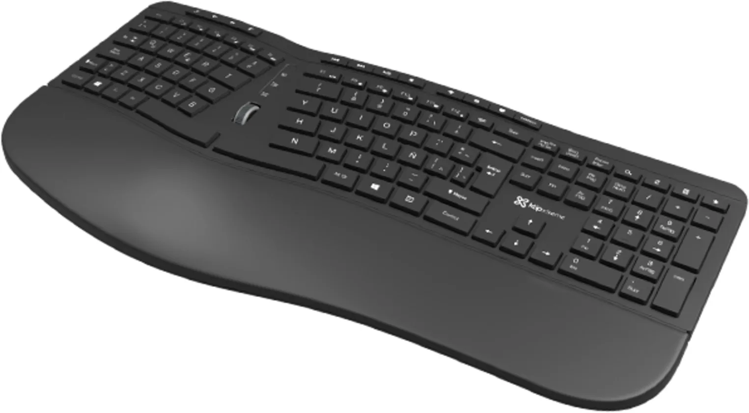 Imagen 0 de Teclado Inalámbrico Ergonómico KlipX KBK-530S Wireless 2.4GHz Español Negro