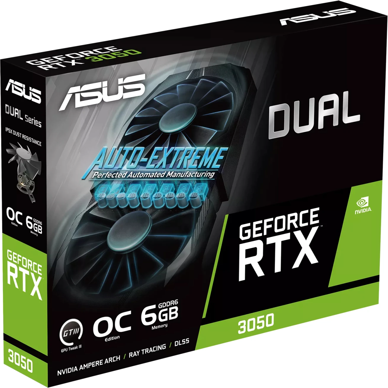 Imagen 8 de Tarjeta de Video Asus DUAL-RTX3050-O6G 6GB GDDR6 PCIe 4.0 DP DVI-D HDMI ATX