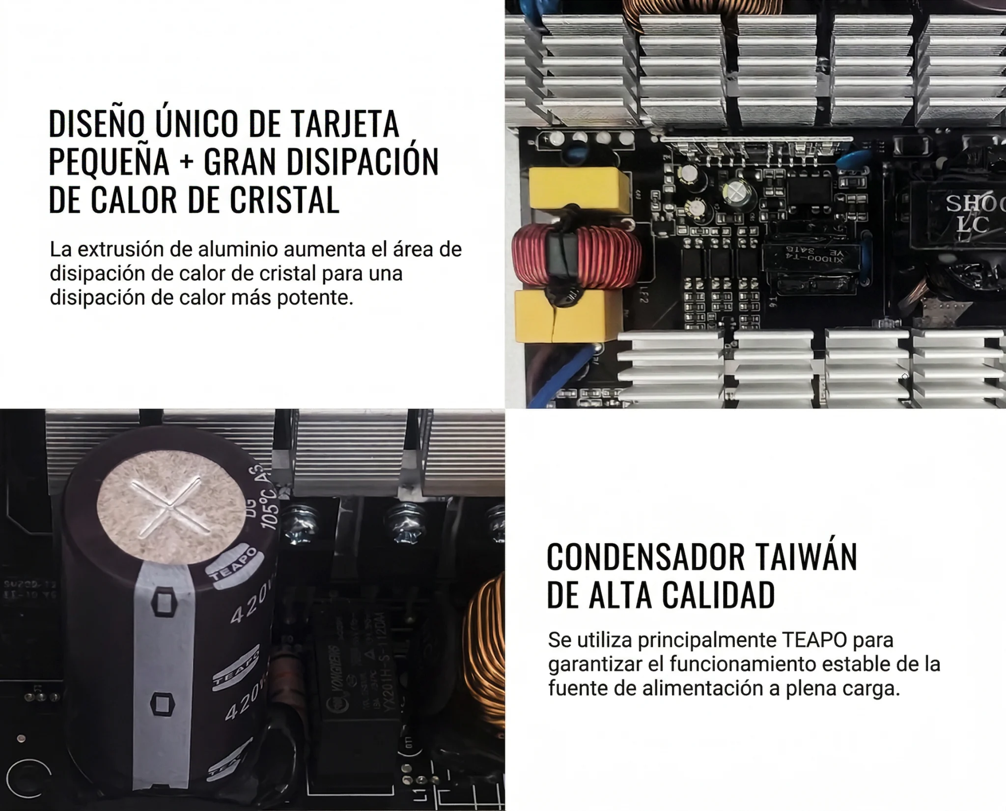 Imagen 7 de Fuente de Poder GAMEMAX GP-750, 750W 80 Plus Bronze No Modular ATX PFC act Negro