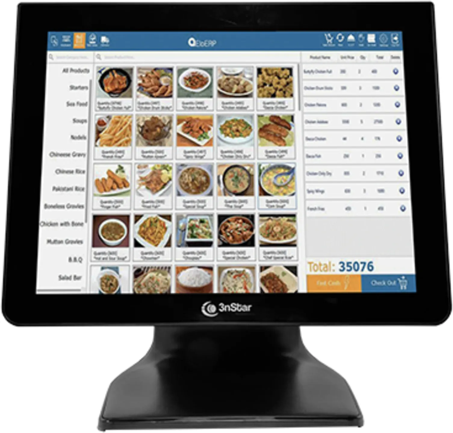 Imagen 0 de Monitor Touch POS 3nStar TCM008VH 15" HD 1024*768 VGA HDMI VESA