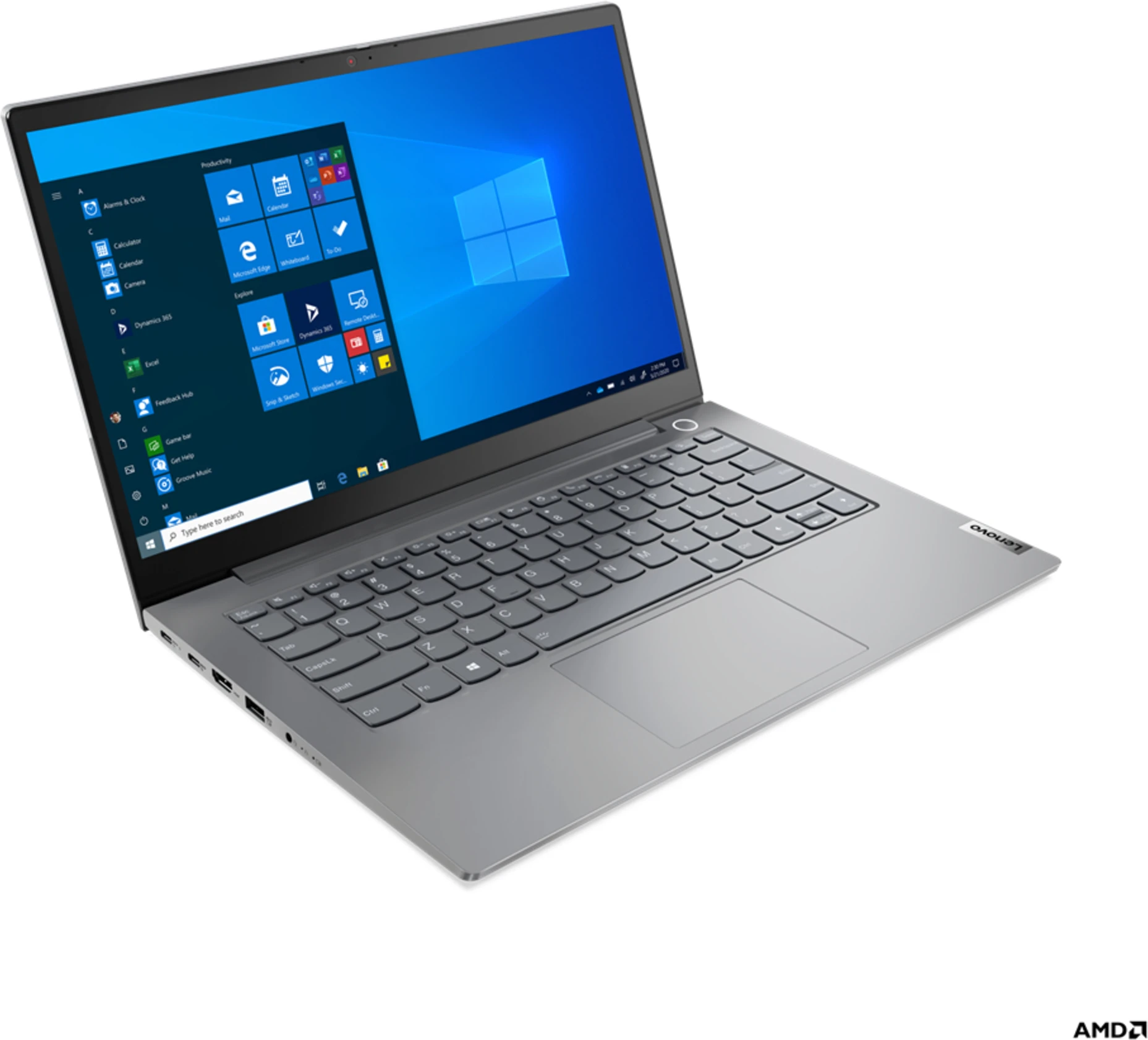 Imagen 2 de Notebook Lenovo ThinkBook 14 G3 ACL AMD R3-5300U RAM 4GB SSD 256GB 14" W11P