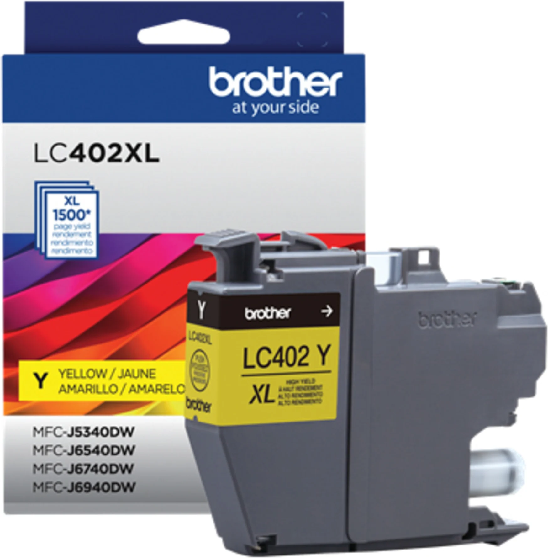 Imagen 1 de Cartridge Brother LC402XLCS Yellow MFC J5340DW J6740DW J6540DW J6940DW 1.500Pág