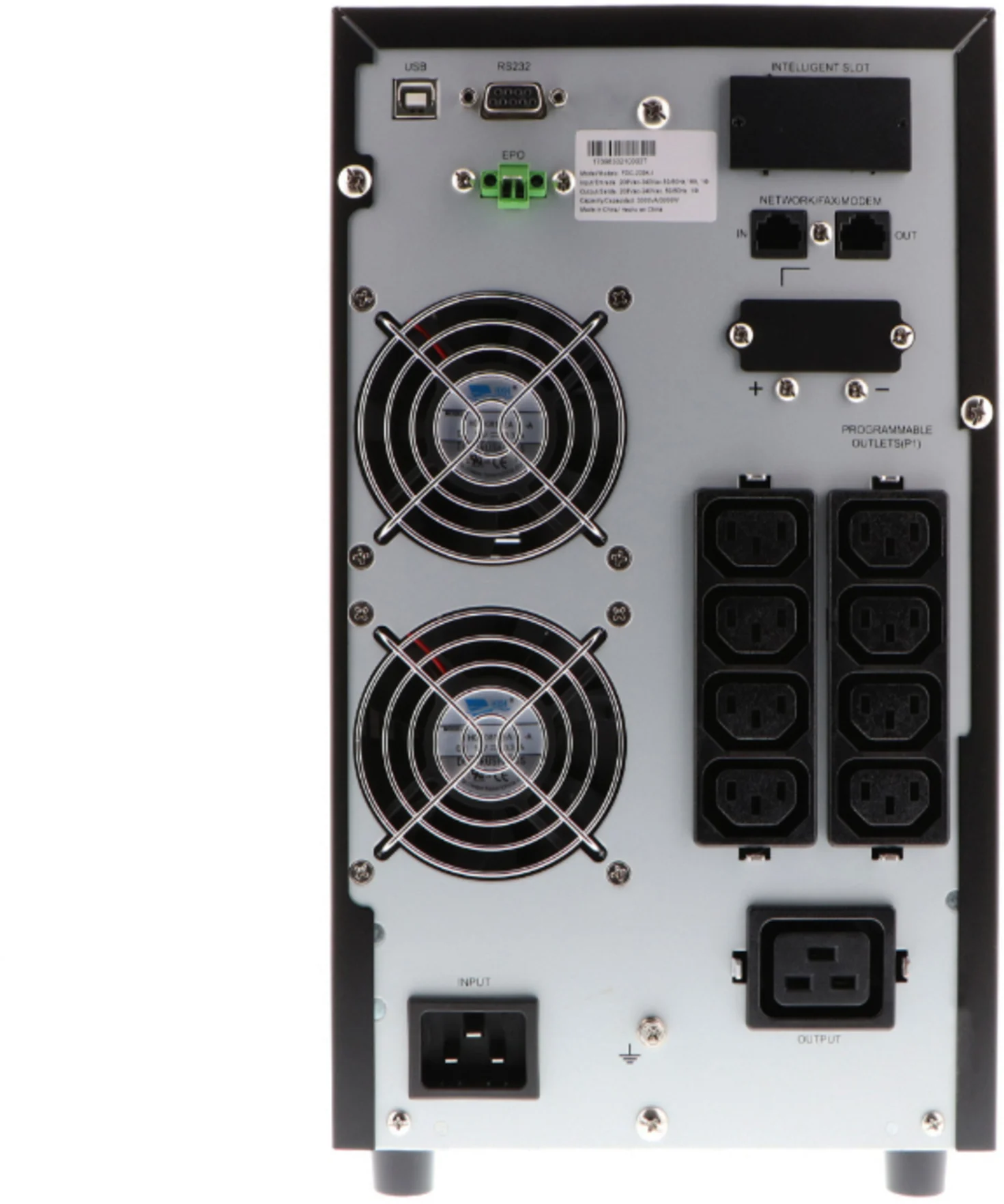 Imagen 3 de UPS Forza Atlas 3KU Online UPS 3000VA/3000W 220V 9-IEC40-70Hz
