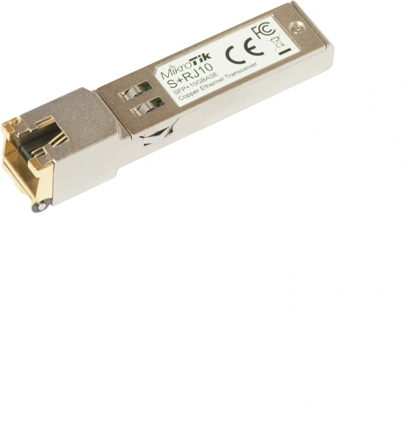 Imagen 0 de MIKROTIK SFP+10GBASE Cobre Modulo 10/100/1000/2500/5000/10000 RJ45