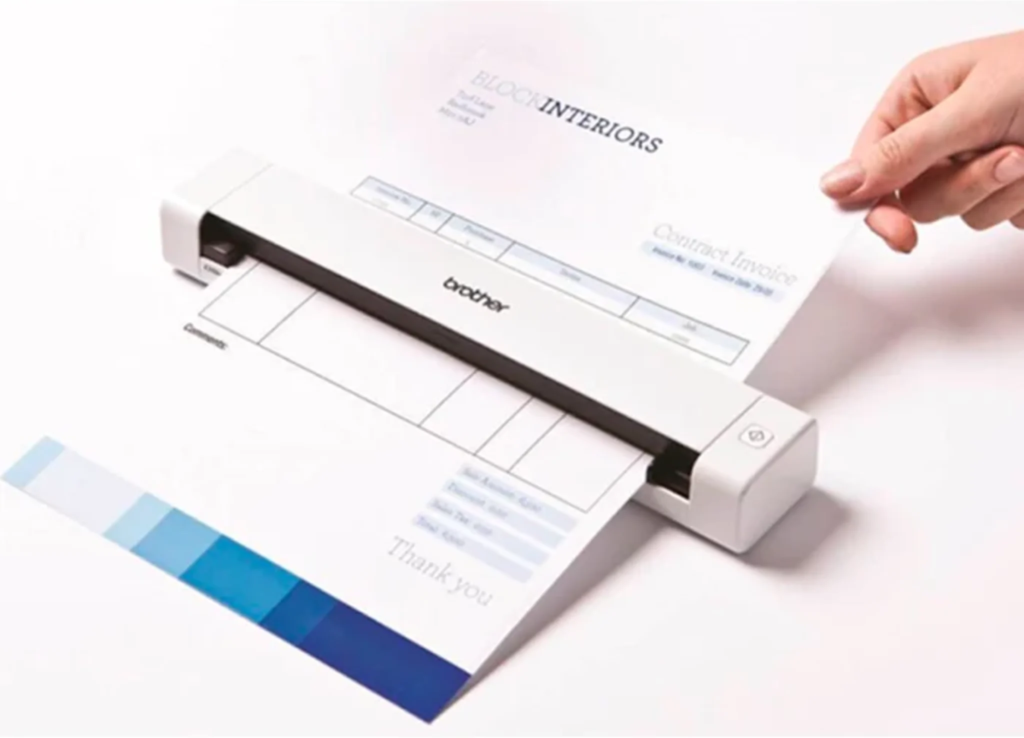 Imagen 3 de Escáner de Escritorio Portátil Brother DS-640 Color A4 16 ppm 600dpi USB3.0