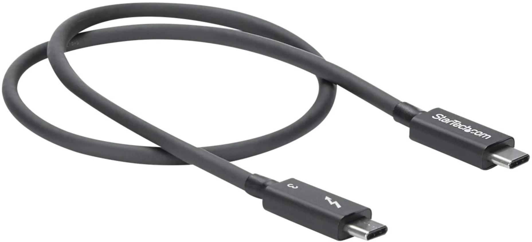 Imagen 4 de Cable Thunderbolt 3 USB-C M/M 40Gbps 0.5mts Color Negro - StarTech