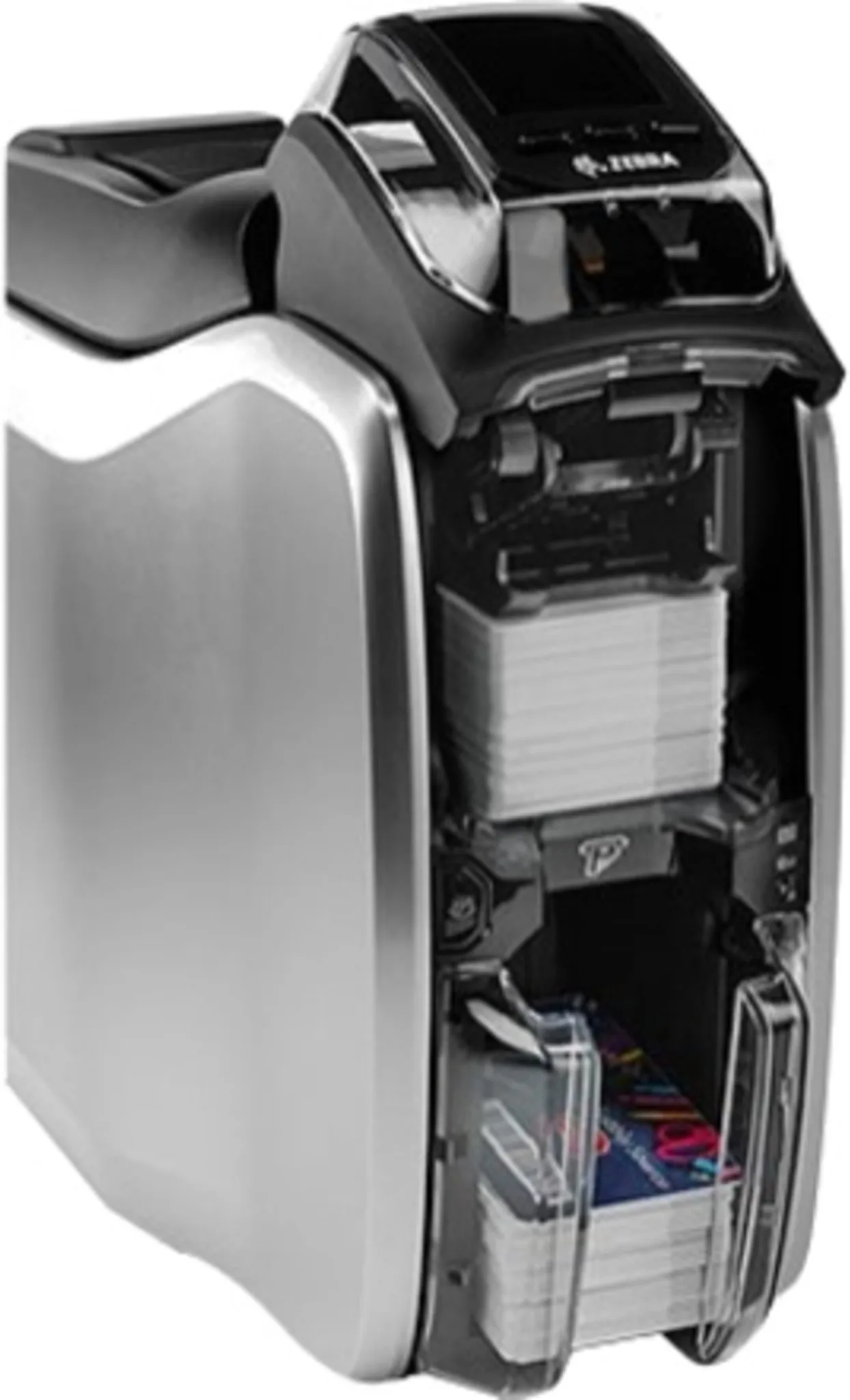 Imagen 1 de Impresora de Credenciales Zebra ZC300 Doble Cara USB LAN ISO Sin Software