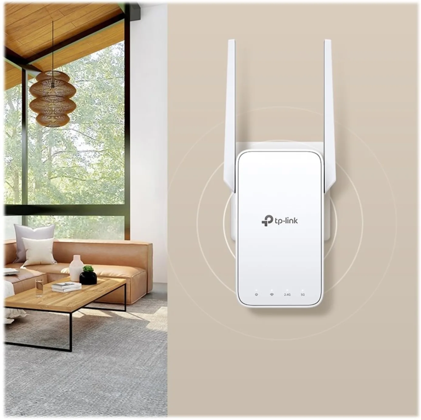 Imagen 3 de TP-Link RE315 V1 - Extensor de rango Wi-Fi - 100Mb LAN - Wi-Fi 5 - 2.4 GHz, 5 GHz - en pared