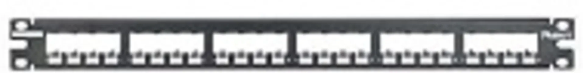 Imagen 0 de Patch Panel, 24 Puertos, completamente metálico,Negro