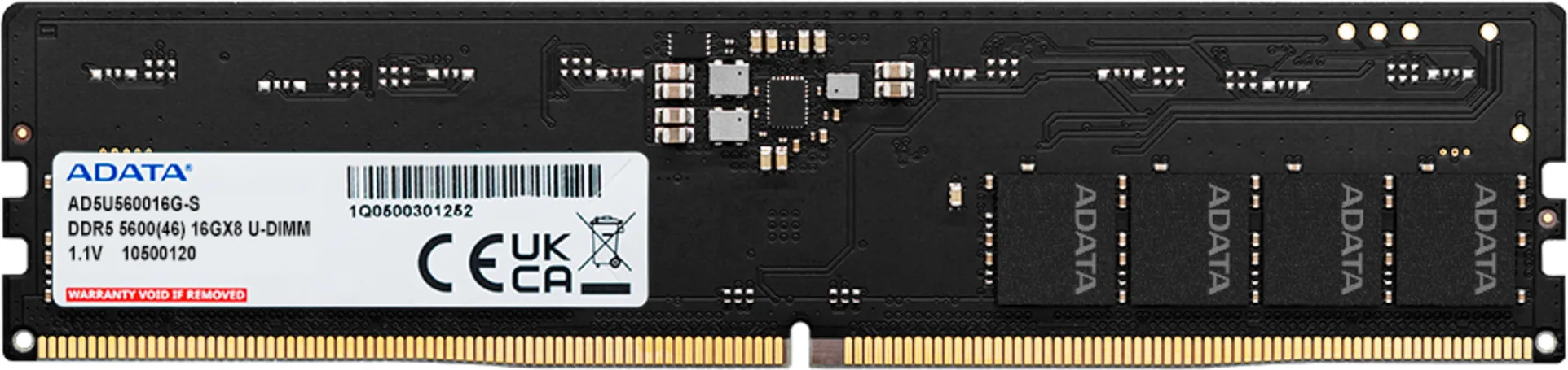 Imagen 0 de Memoria RAM 16GB DDR5 5600MHz DIMM CL46 NonECC 1.1V Adata 
