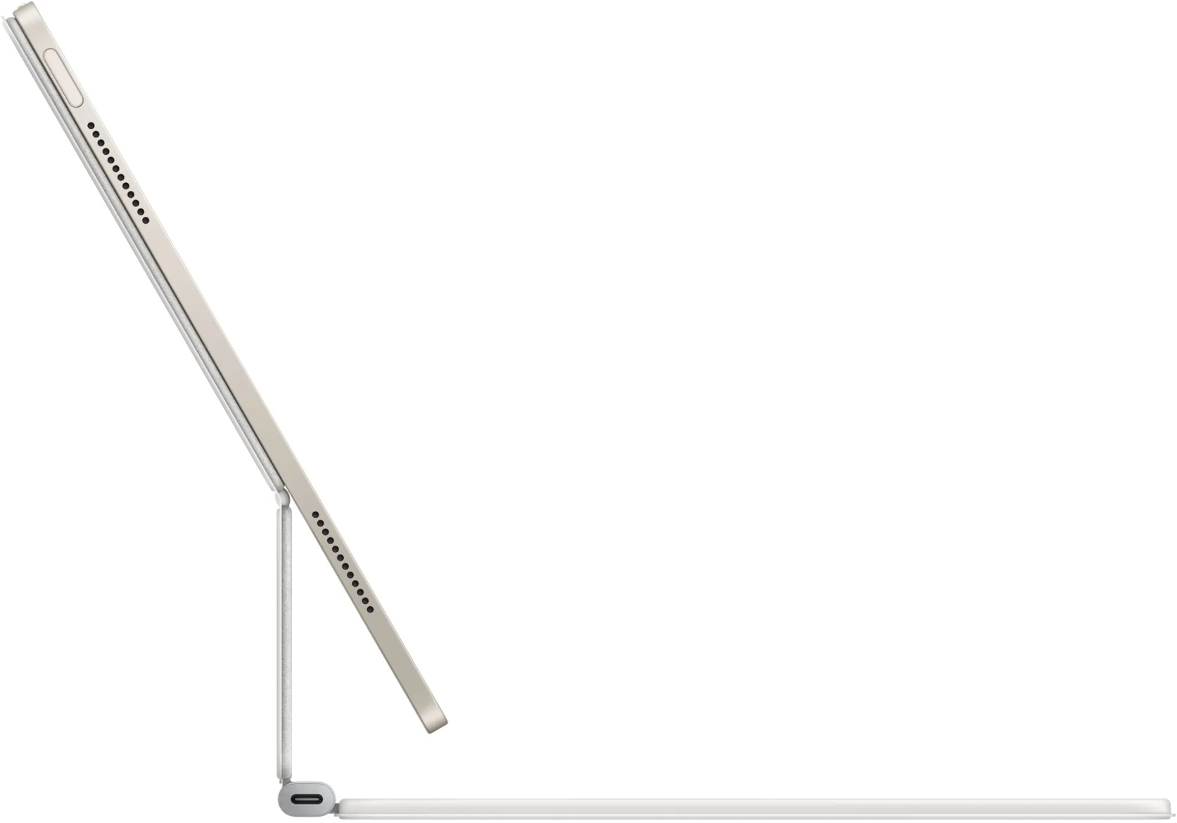 Imagen 2 de MDFW4LA/A Magic Keyboard para iPad Air 13 M3 español blanco  