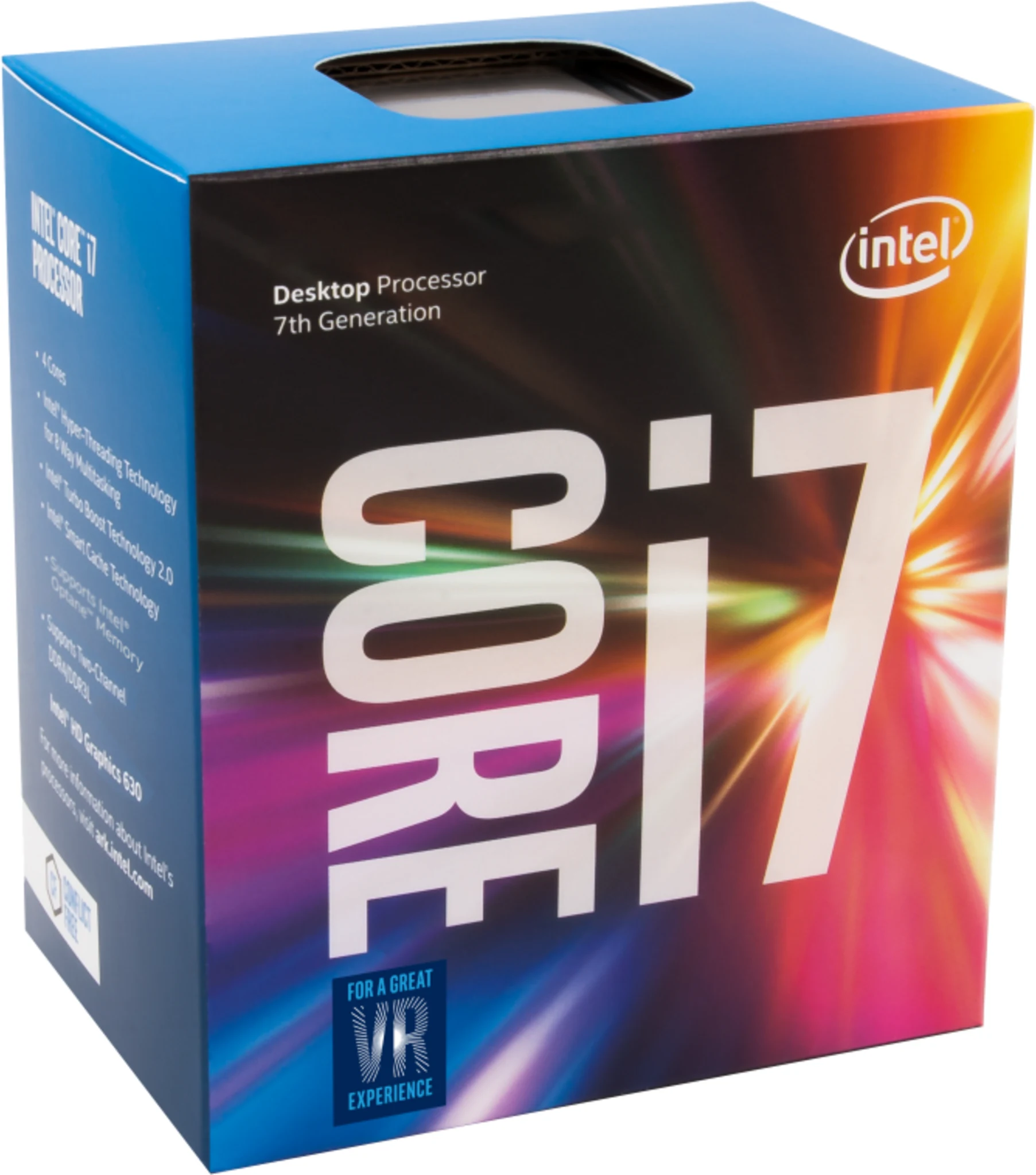 Imagen 0 de CPU Intel® Core I7-7700 7Gth 3.60-4.20GHz Turbo 8MB 4 Núcleos LGA1151 c/Gráf FAN