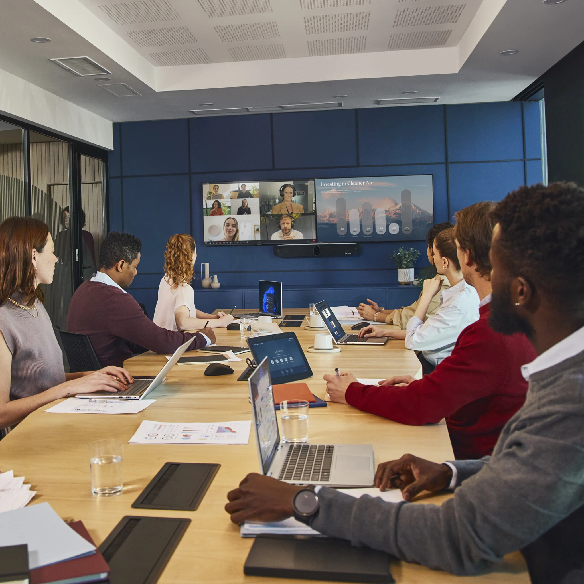 Imagen 4 de Barra de Video HP Poly Studio X72, 4K, IA, All-in-One, Zoom/Teams