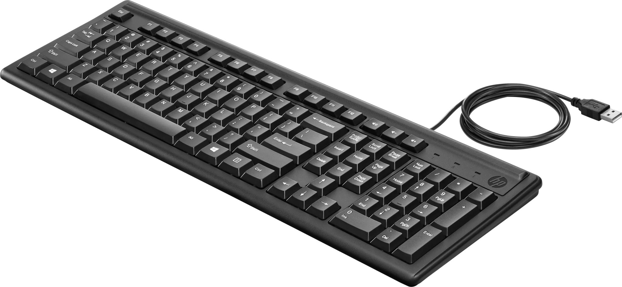 Imagen 1 de Teclado Alámbrico HP 100 En Español Interfaz  USB Color Negro